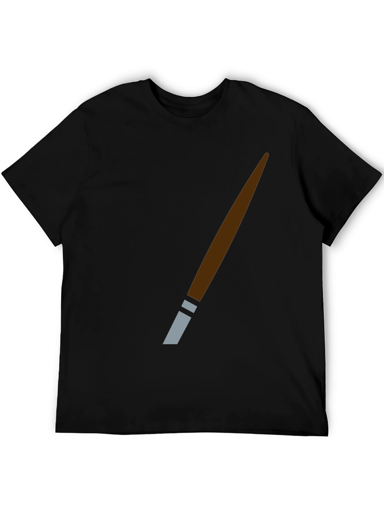 Novelty Brush Stroke T-Shirt - Artsy Graphic Tee