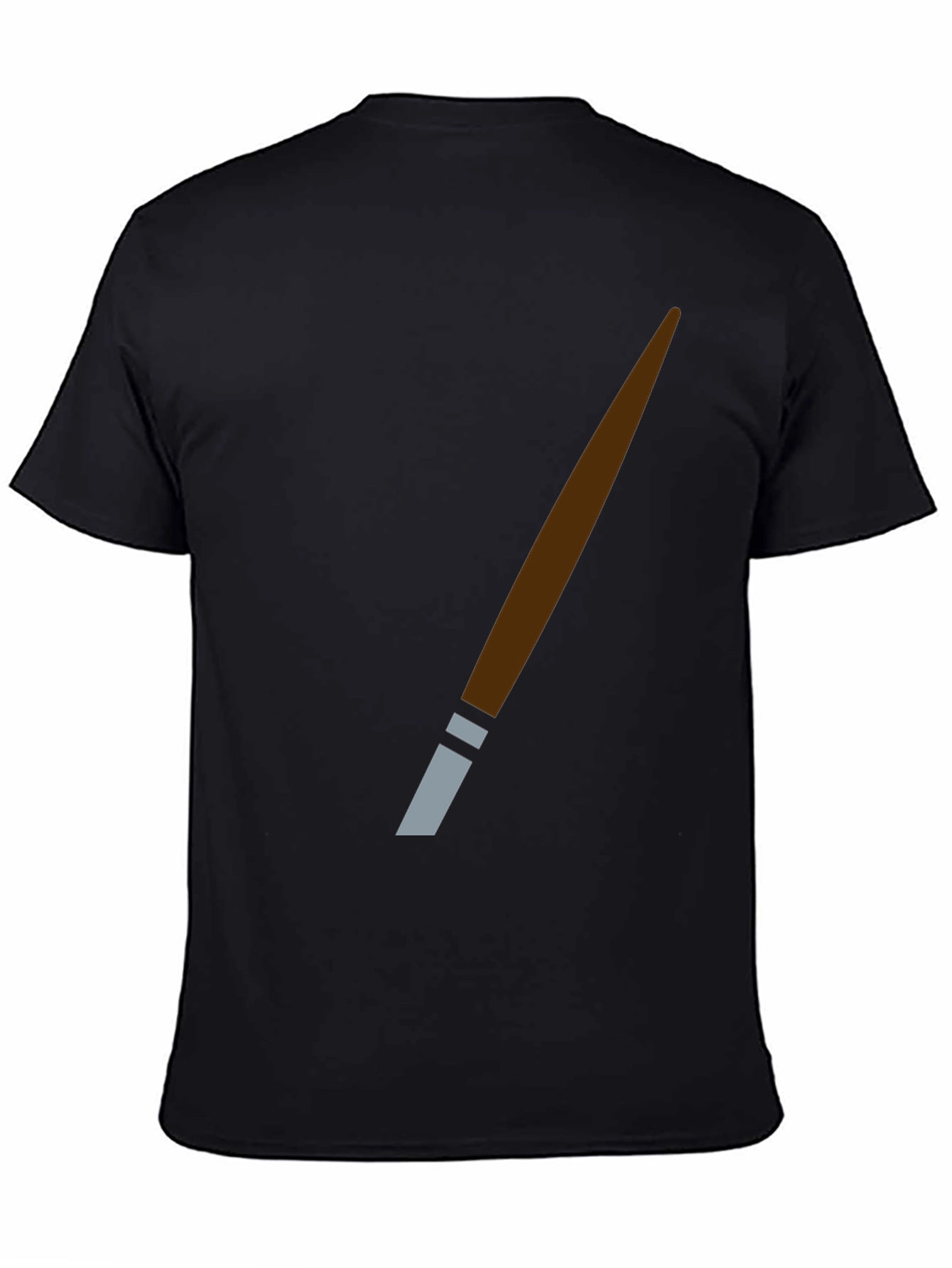 Novelty Brush Stroke T-Shirt - Artsy Graphic Tee