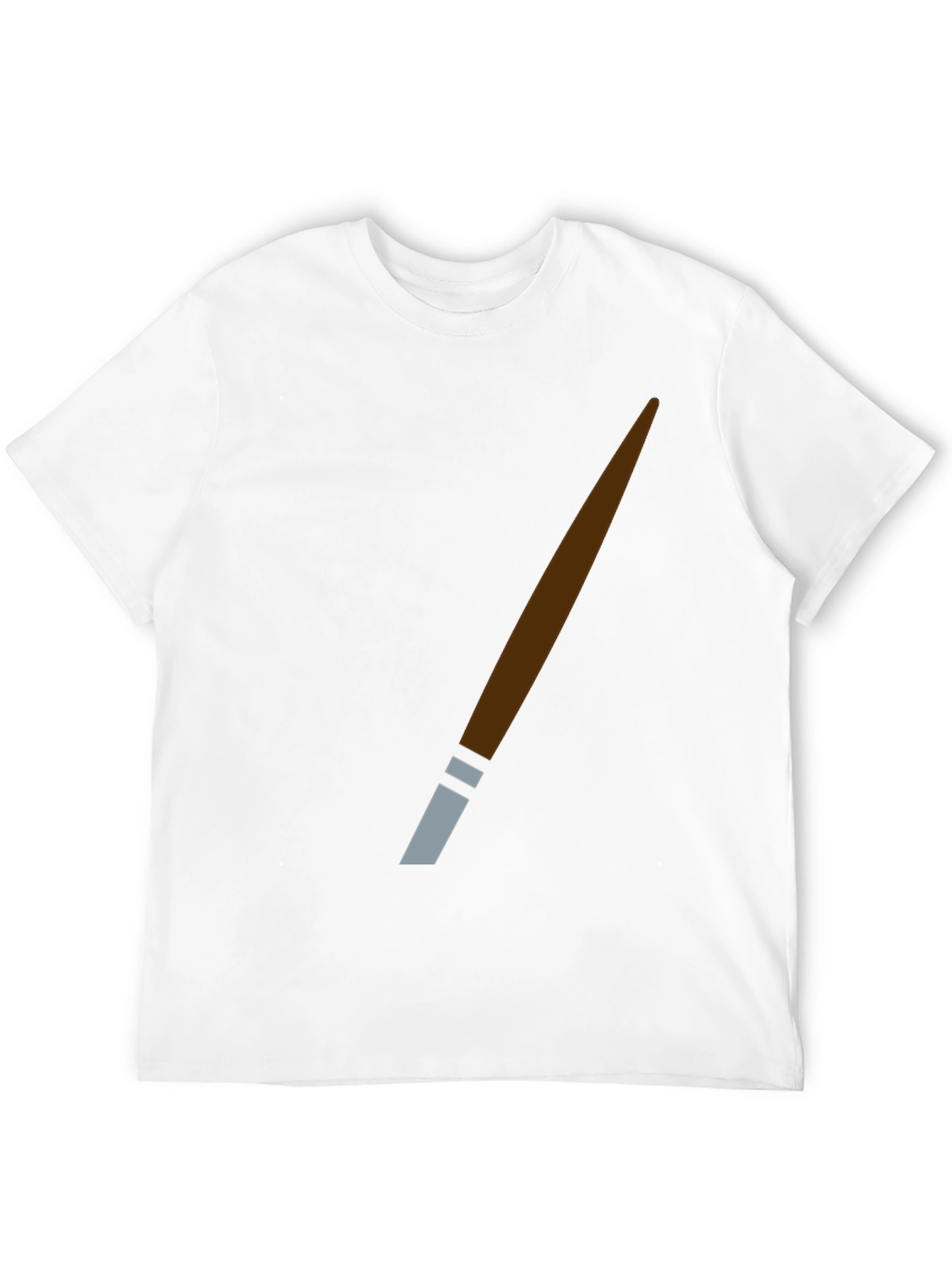 Novelty Brush Stroke T-Shirt - Artsy Graphic Tee