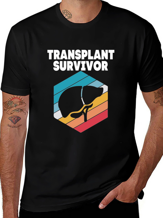 Transplant Survivor T-Shirt Liver Graphic Tee