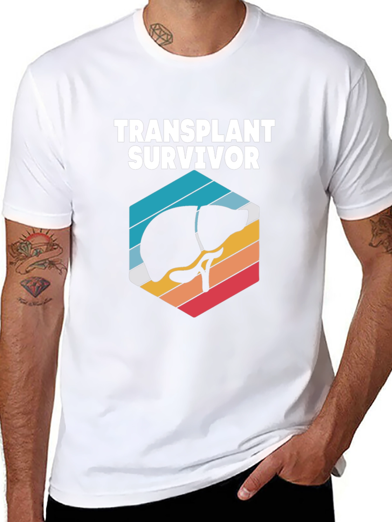 Transplant Survivor T-Shirt Liver Graphic Tee