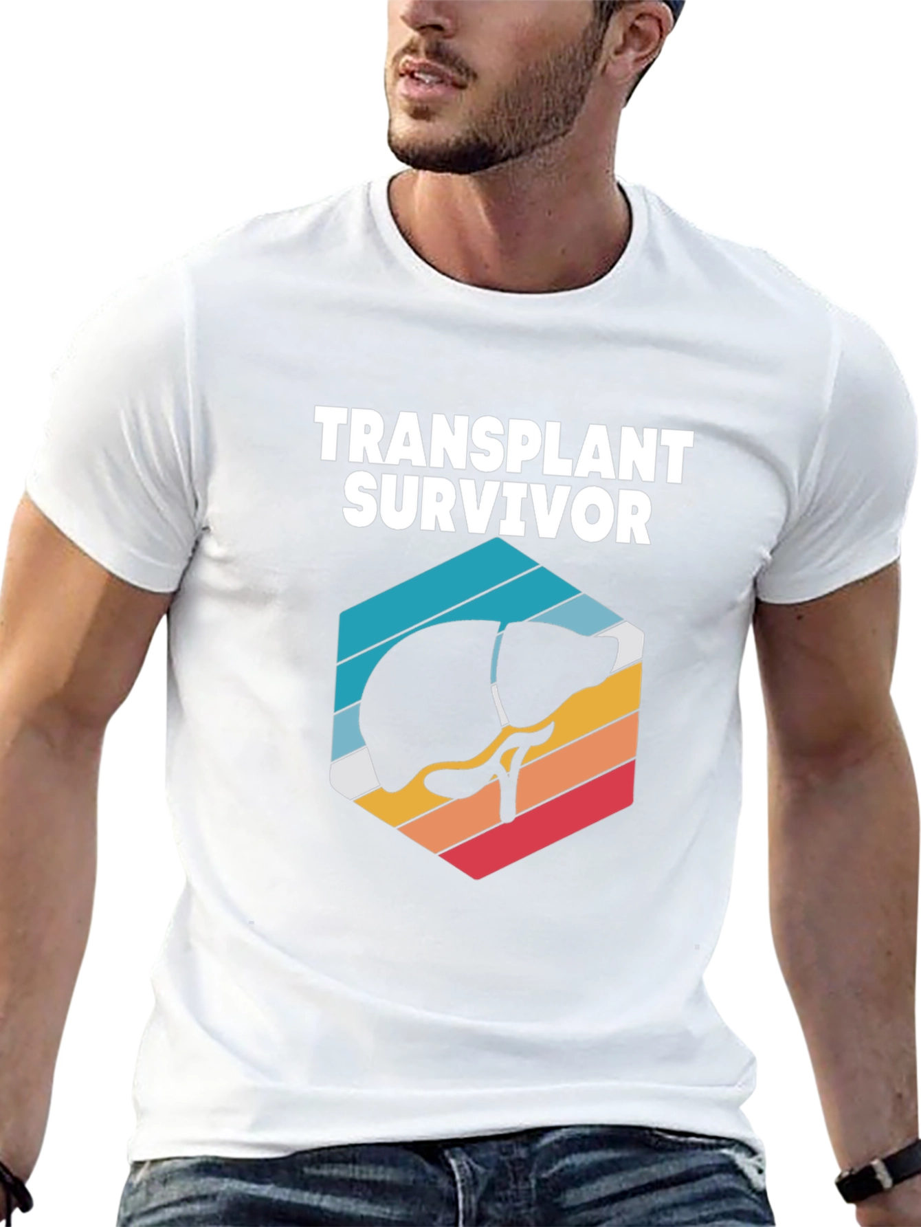 Transplant Survivor T-Shirt Liver Graphic Tee