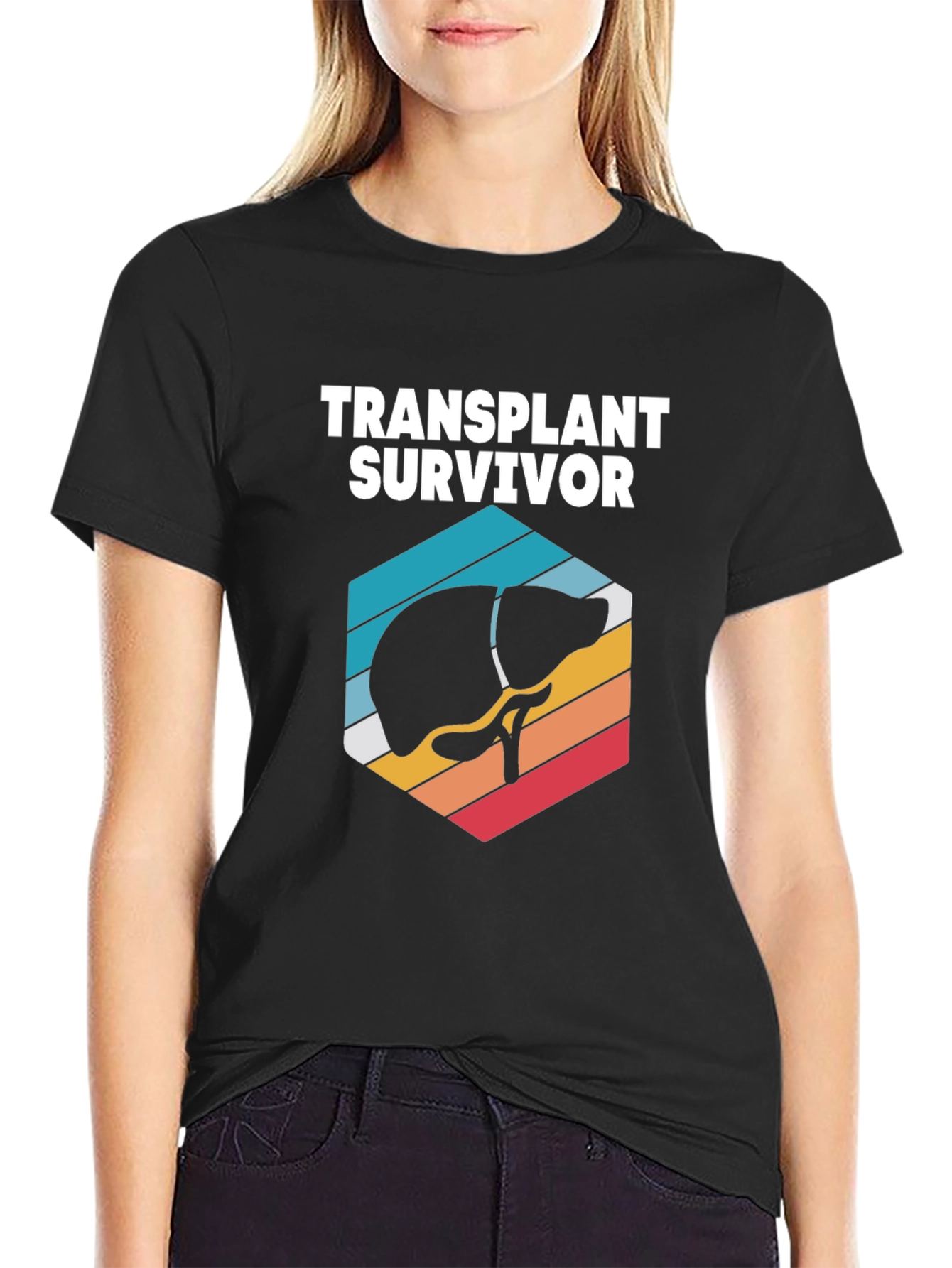 Transplant Survivor T-Shirt Liver Graphic Tee