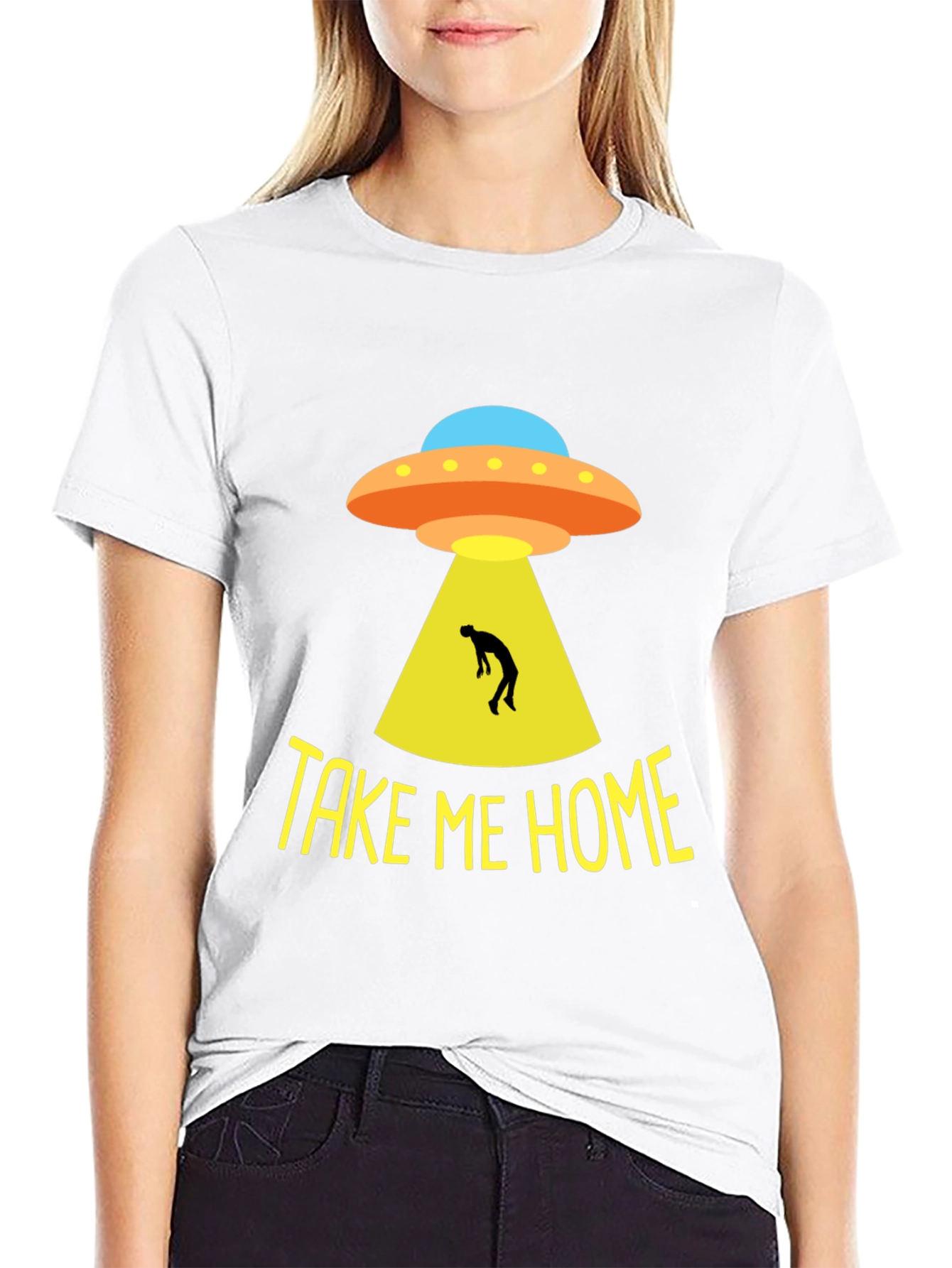 Take Me Home UFO T-Shirt - Alien Abduction Tee