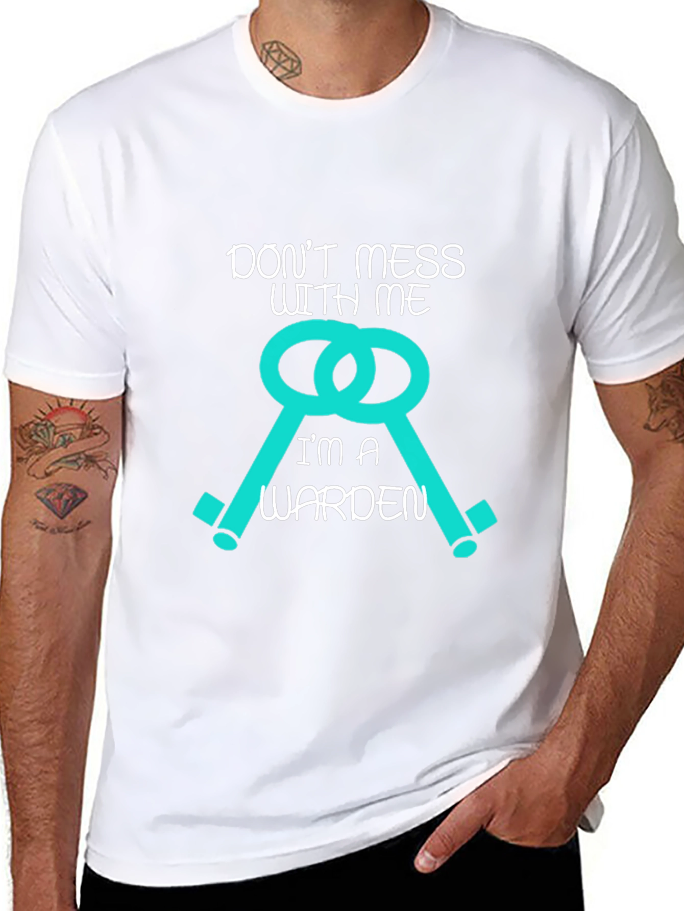 Dont Mess With Me Im A Warden T-Shirt