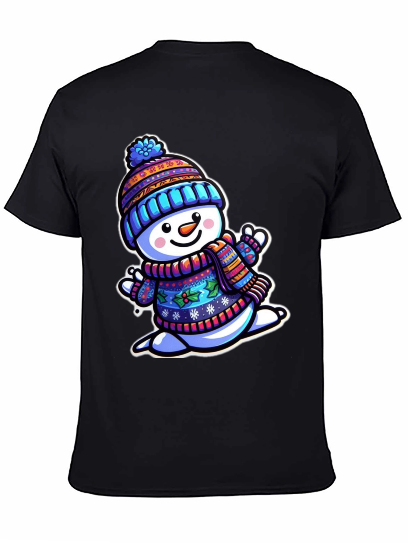Festive Snowman Graphic Tee
