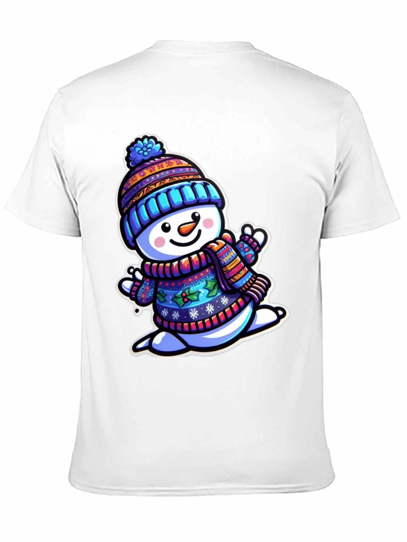 Festive Snowman Graphic Tee