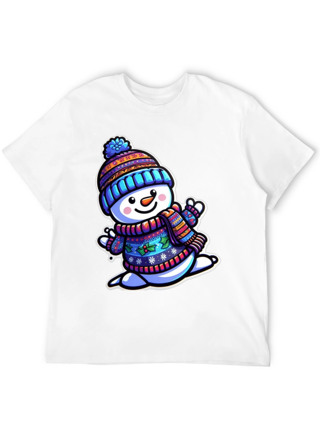 Festive Snowman Graphic Tee