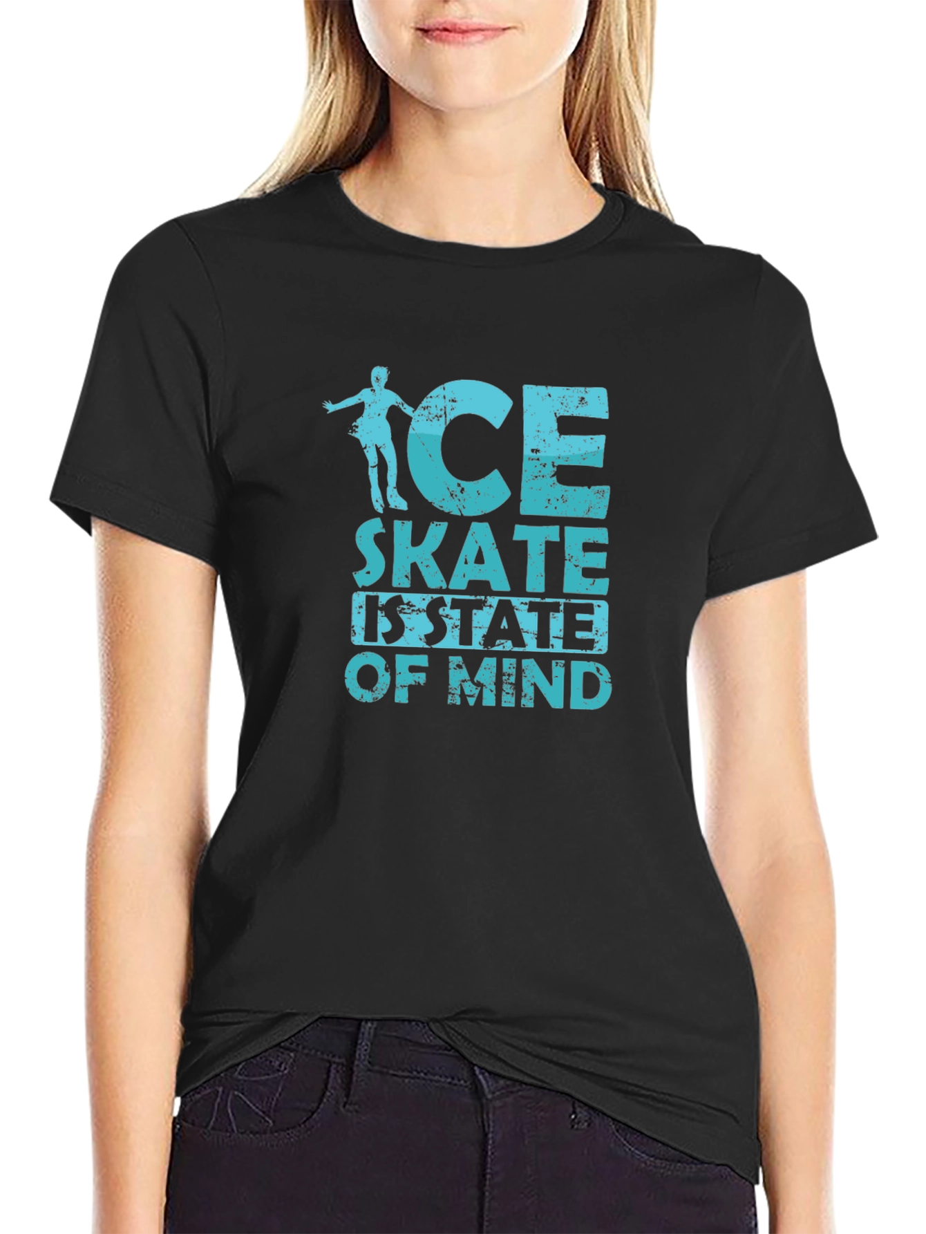 Ice Skate State of Mind Graphic T-Shirt