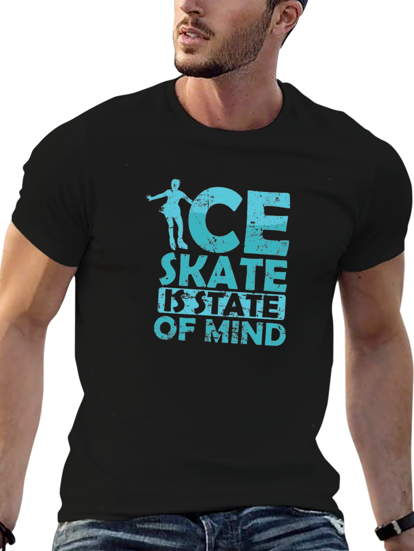 Ice Skate State of Mind Graphic T-Shirt