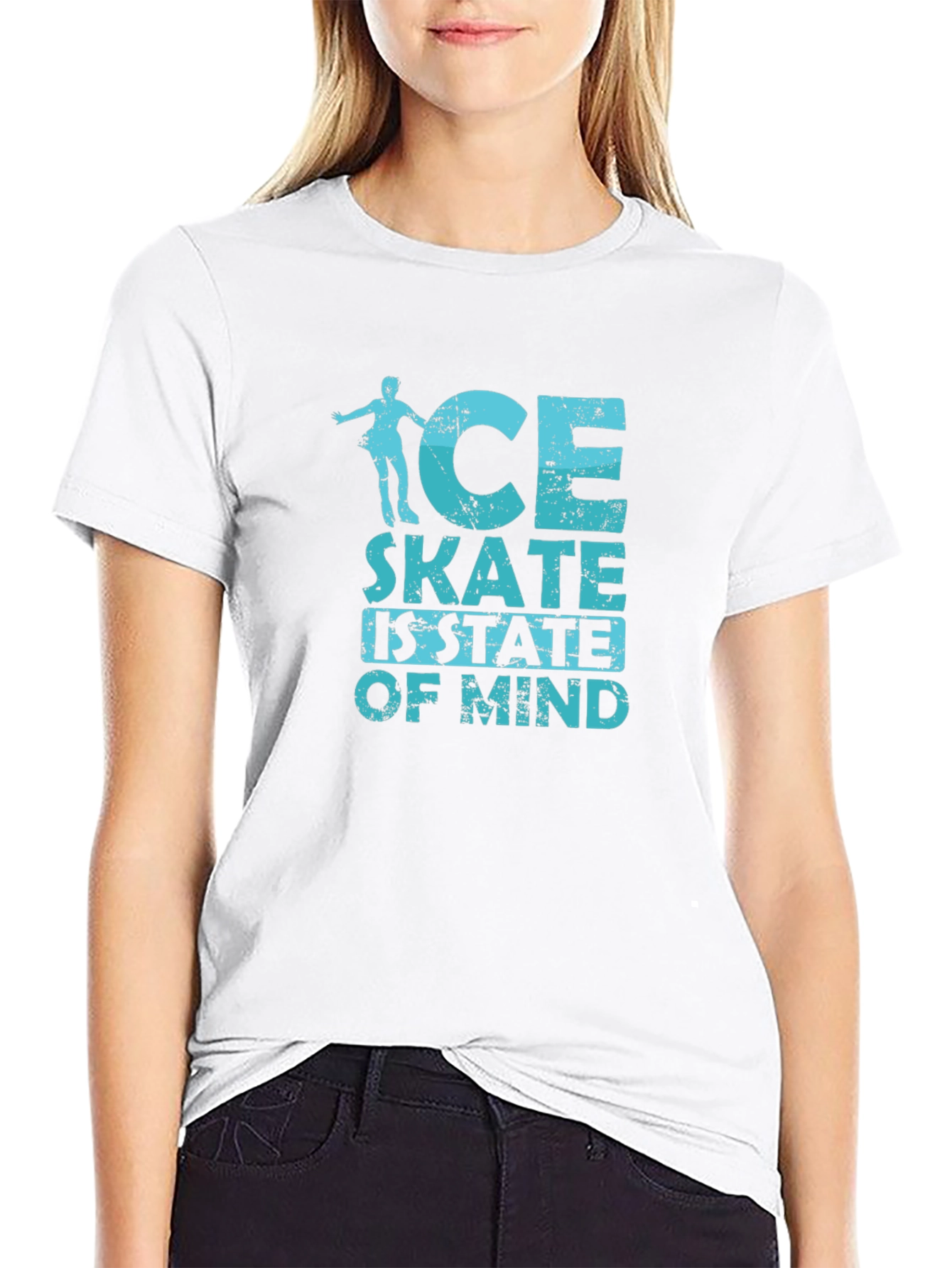 Ice Skate State of Mind Graphic T-Shirt