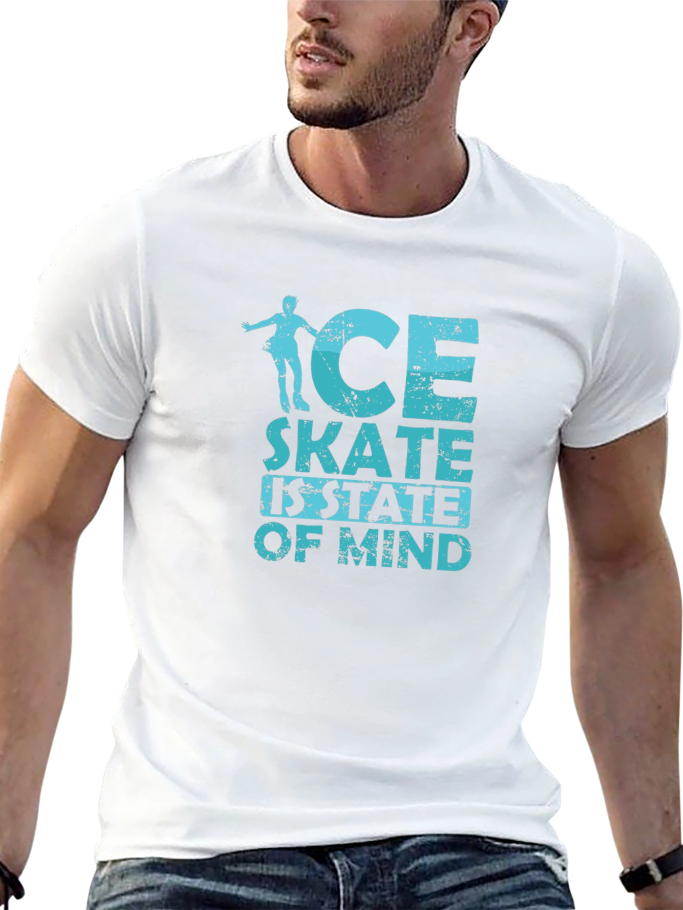Ice Skate State of Mind Graphic T-Shirt