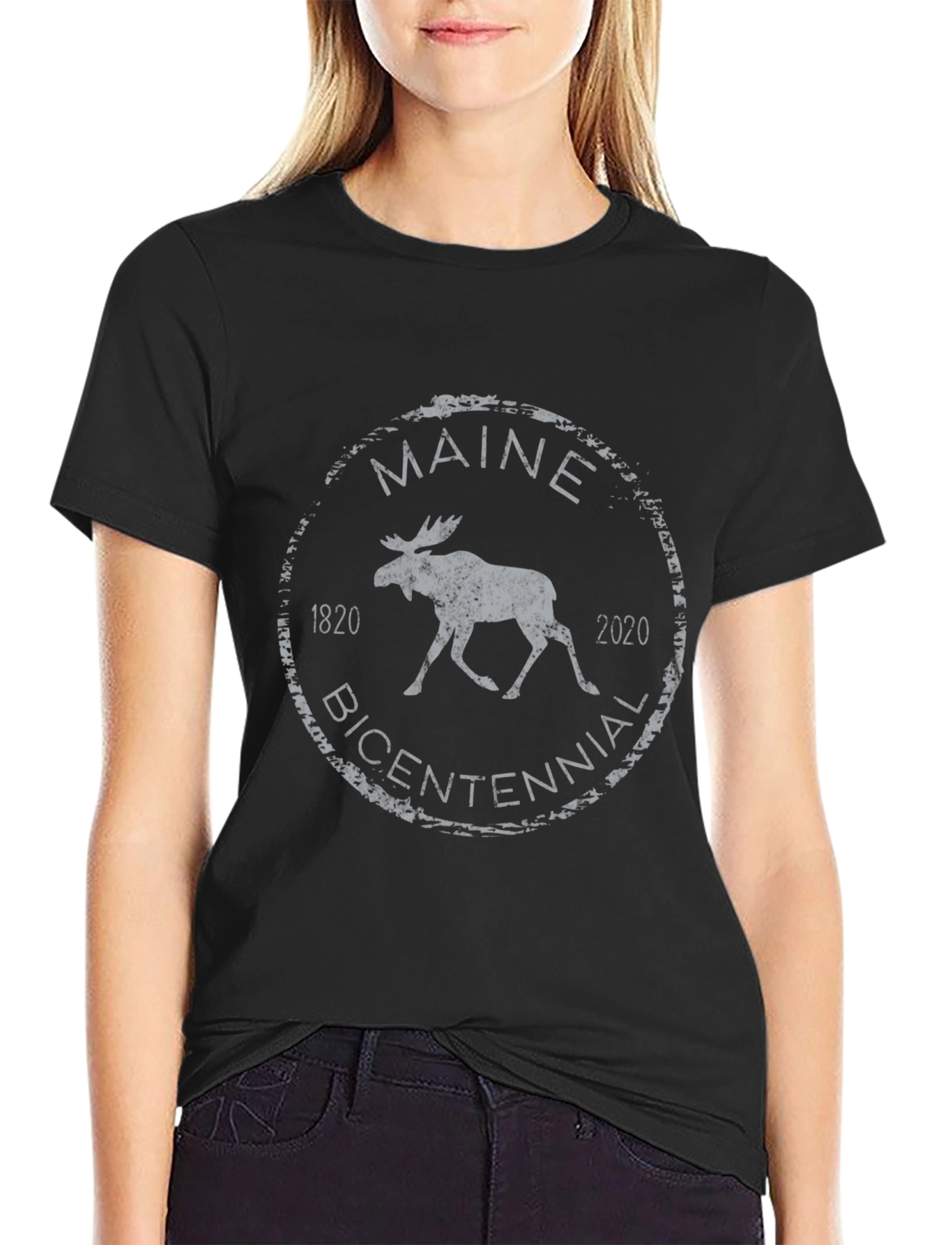 Maine Bicentennial Moose T-Shirt