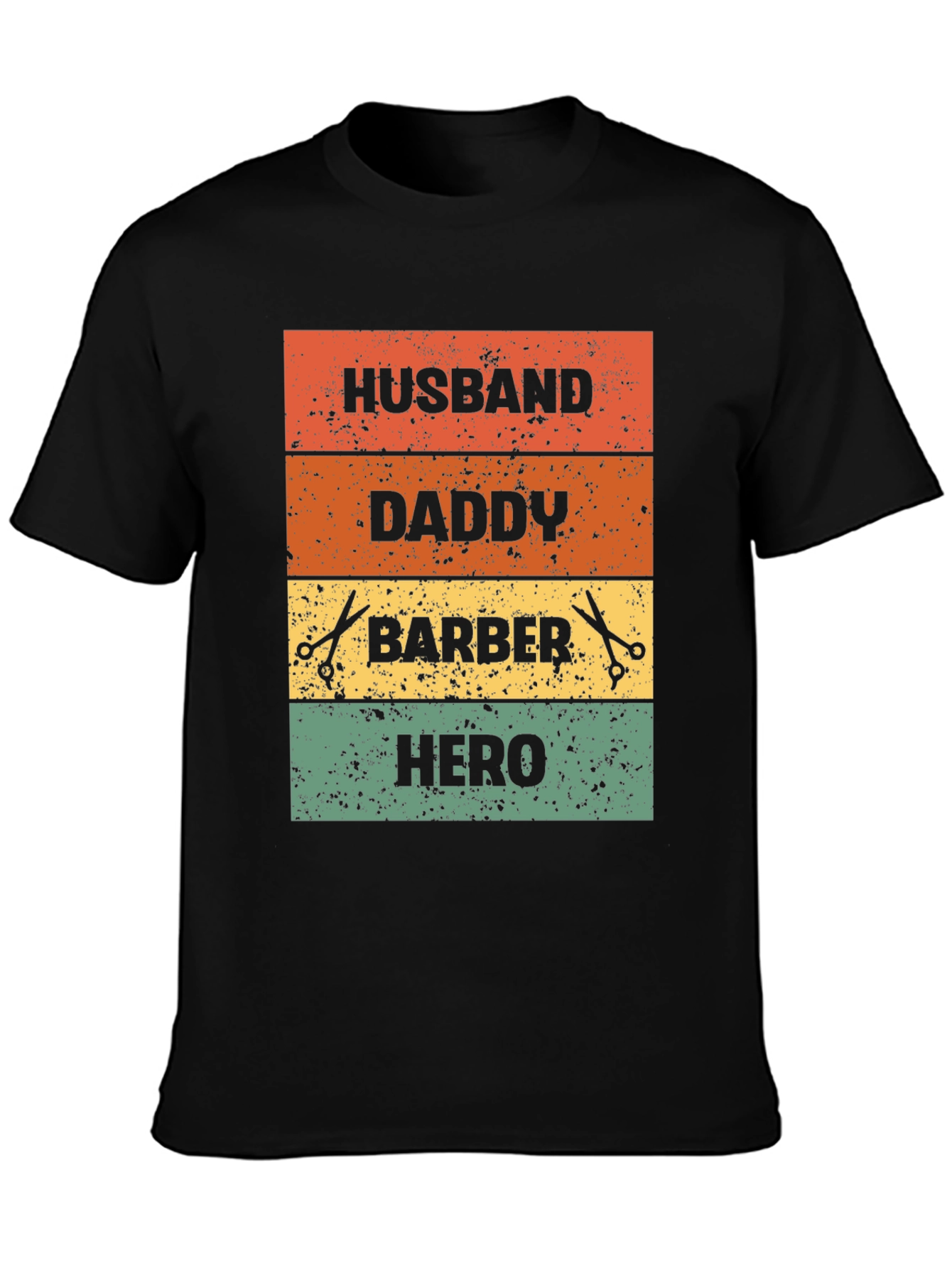 Husband Daddy Barber Hero T-Shirt