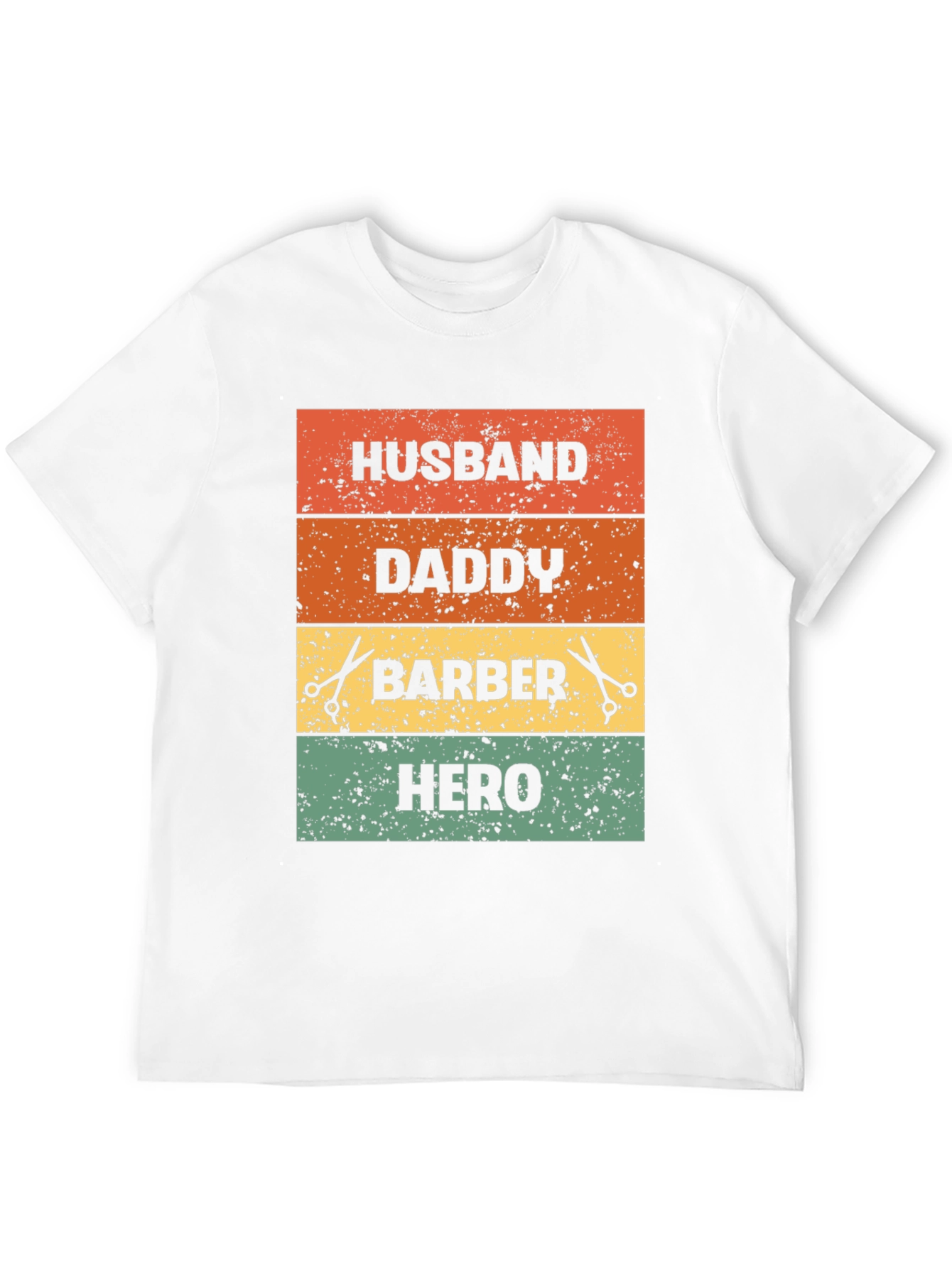 Husband Daddy Barber Hero T-Shirt