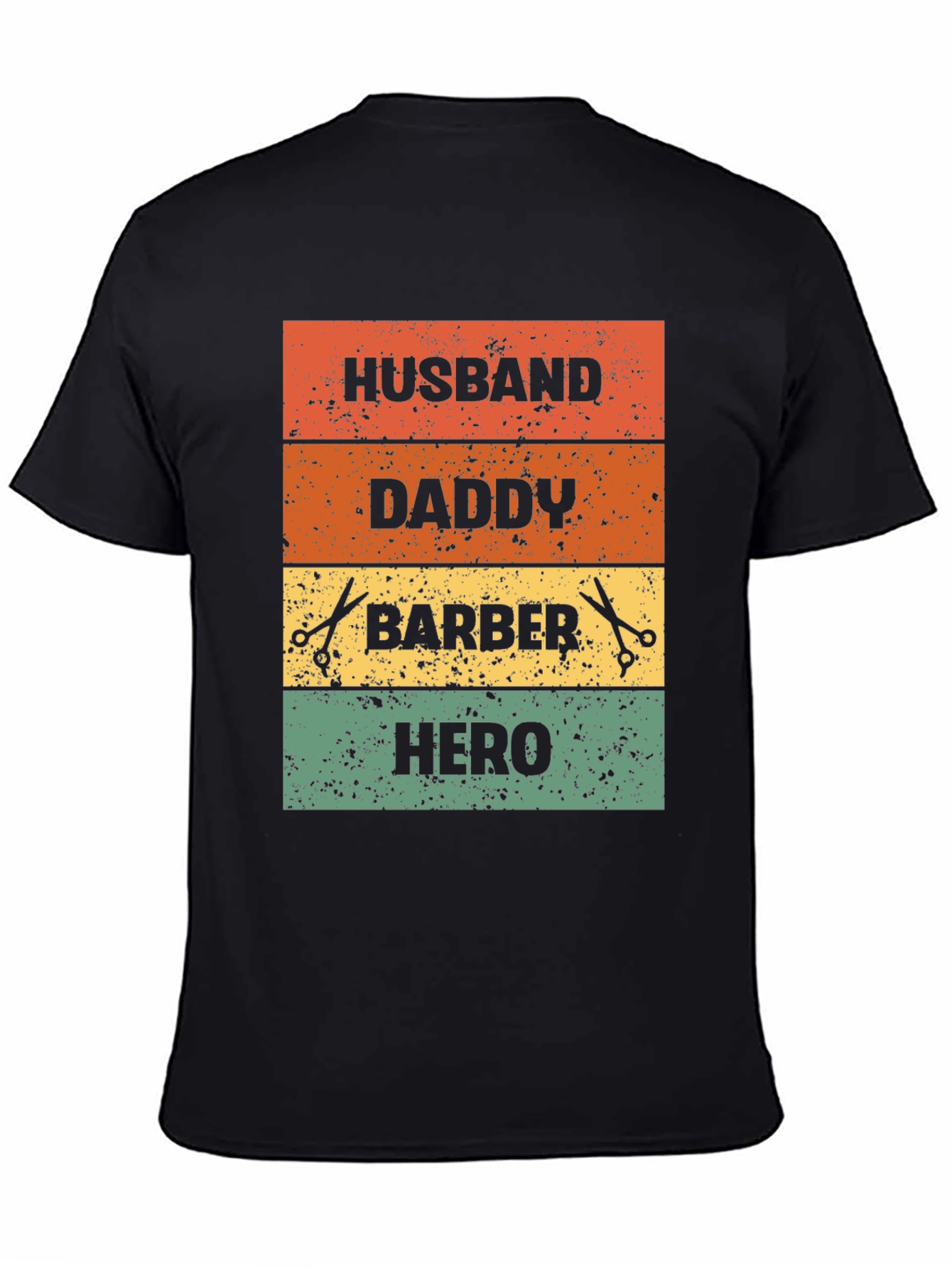 Husband Daddy Barber Hero T-Shirt
