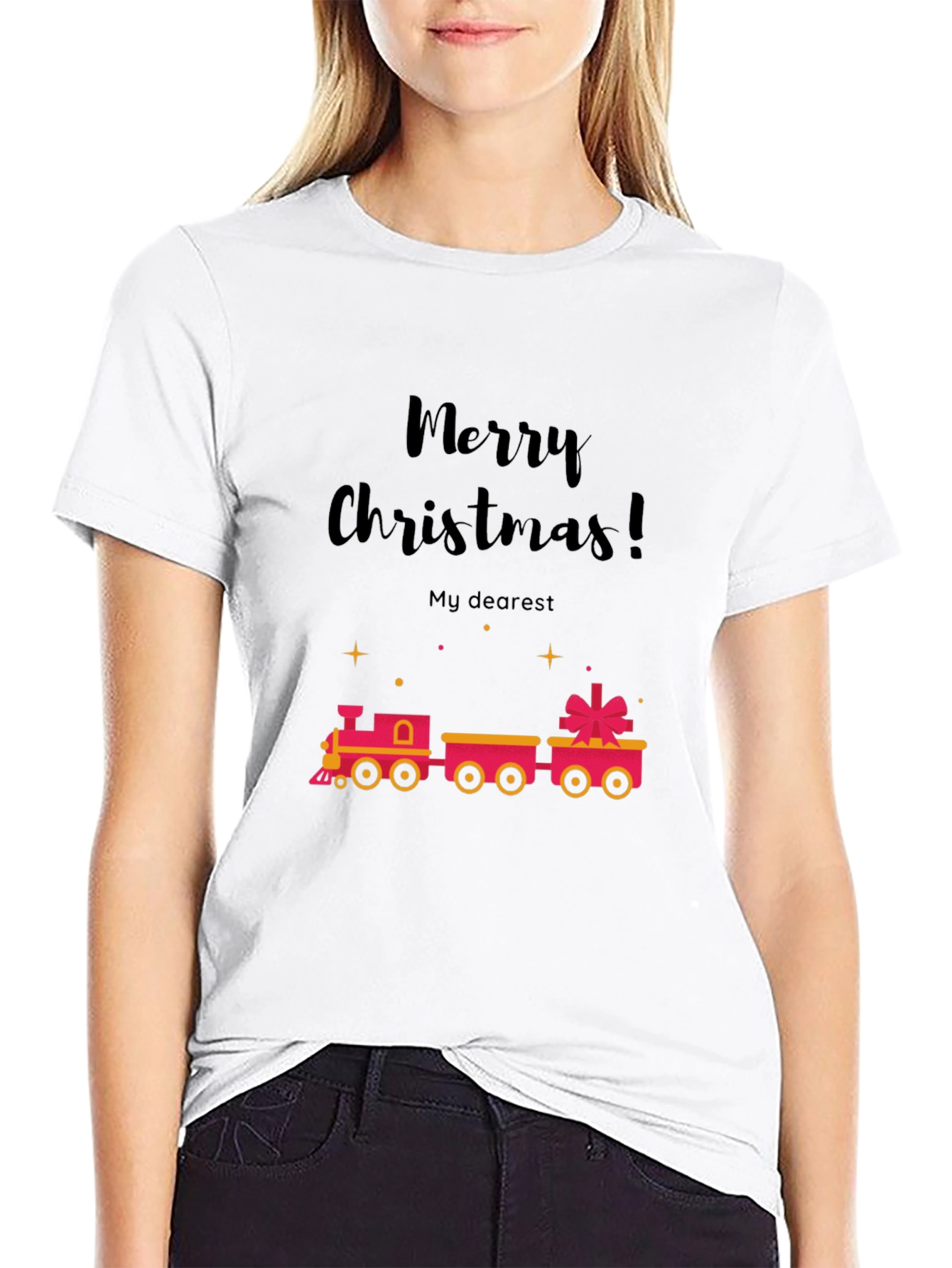 Merry Christmas Train T-Shirt