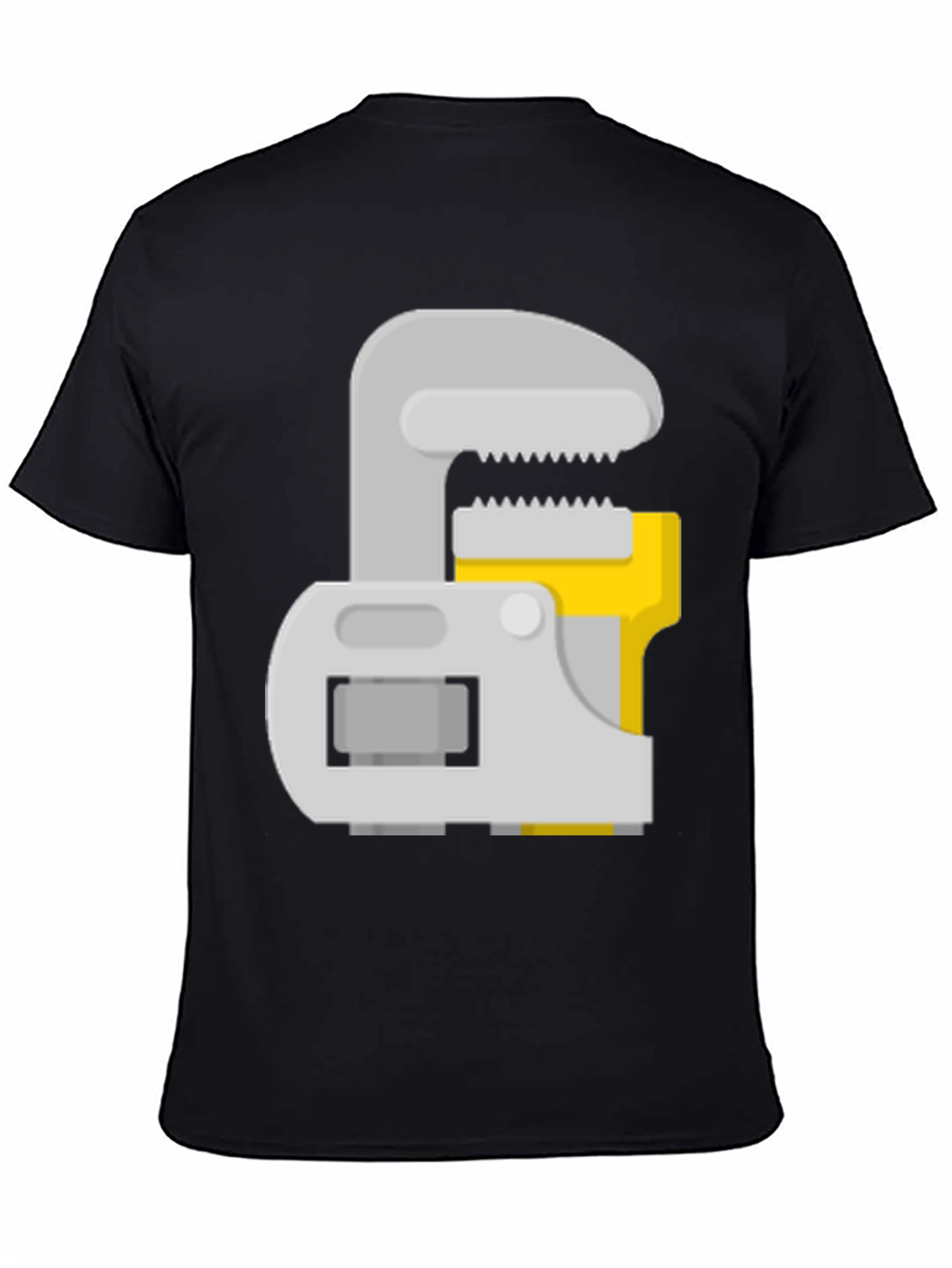 Novelty Plumber Wrench Graphic T-Shirt