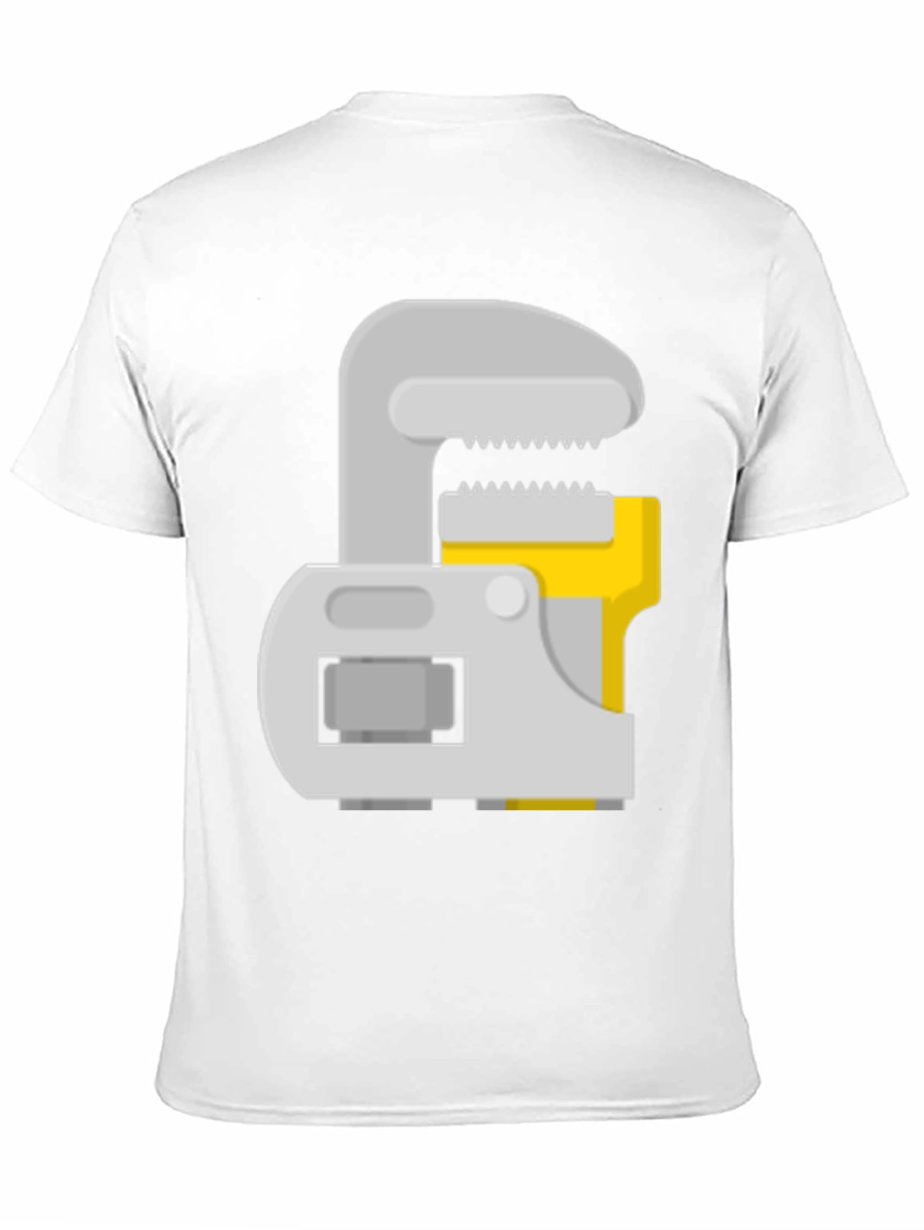 Novelty Plumber Wrench Graphic T-Shirt
