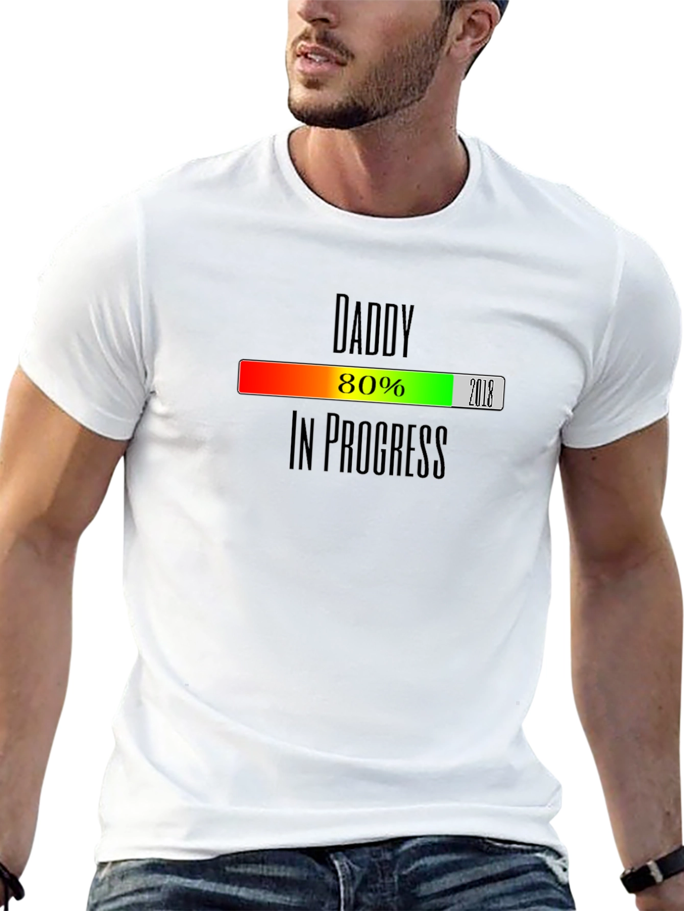 Daddy In Progress T-Shirt - New Dad Gift