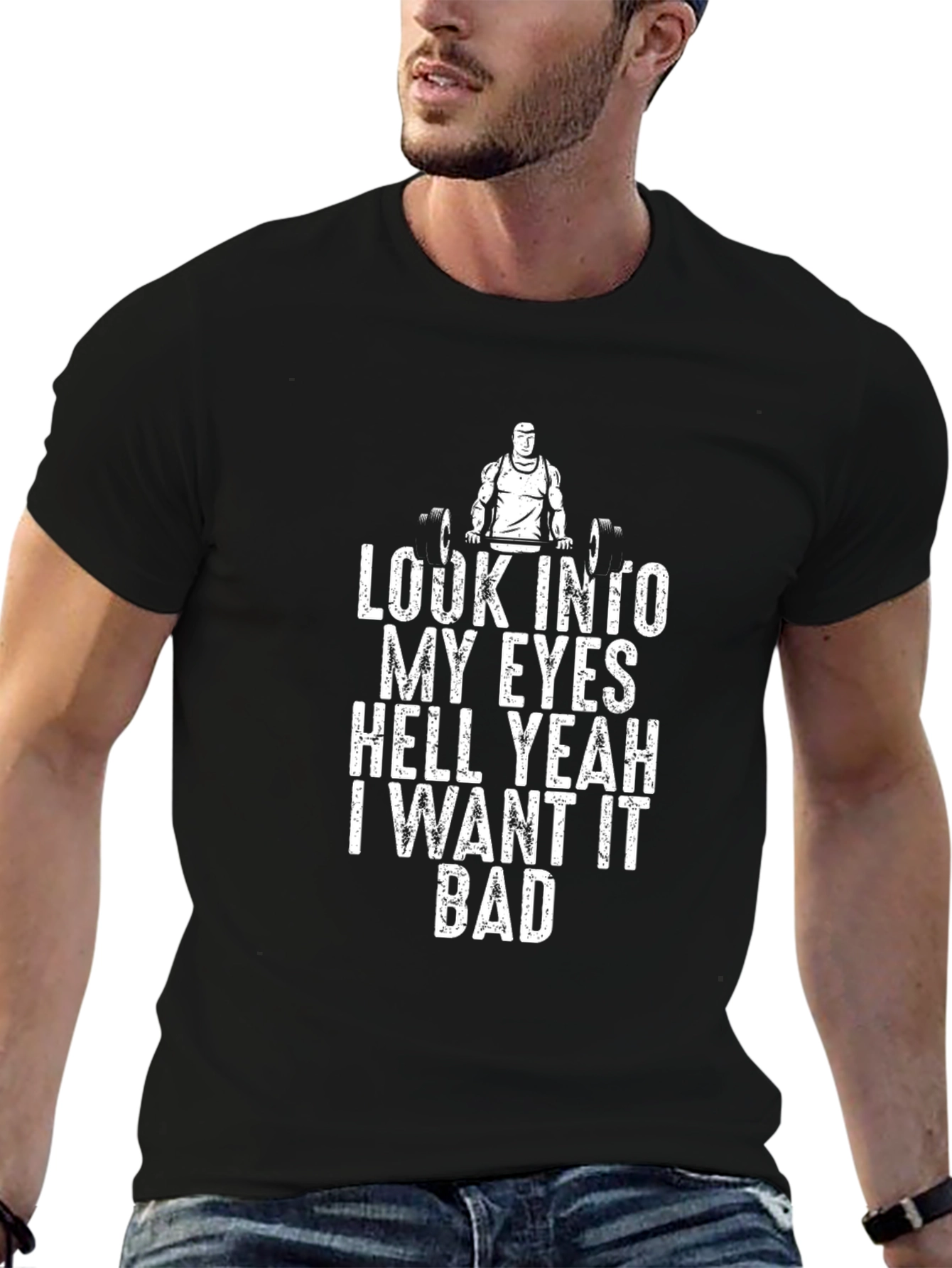 Look Into My Eyes Gym T-Shirt