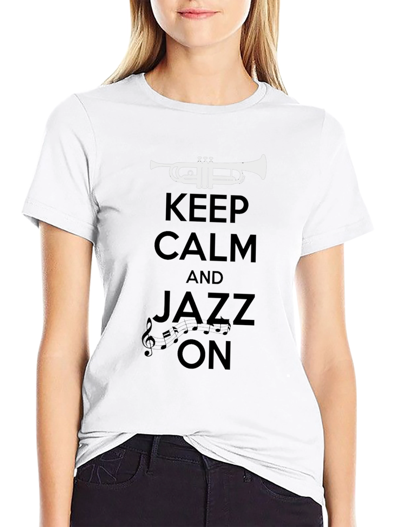 Keep Calm and Jazz On T-Shirt