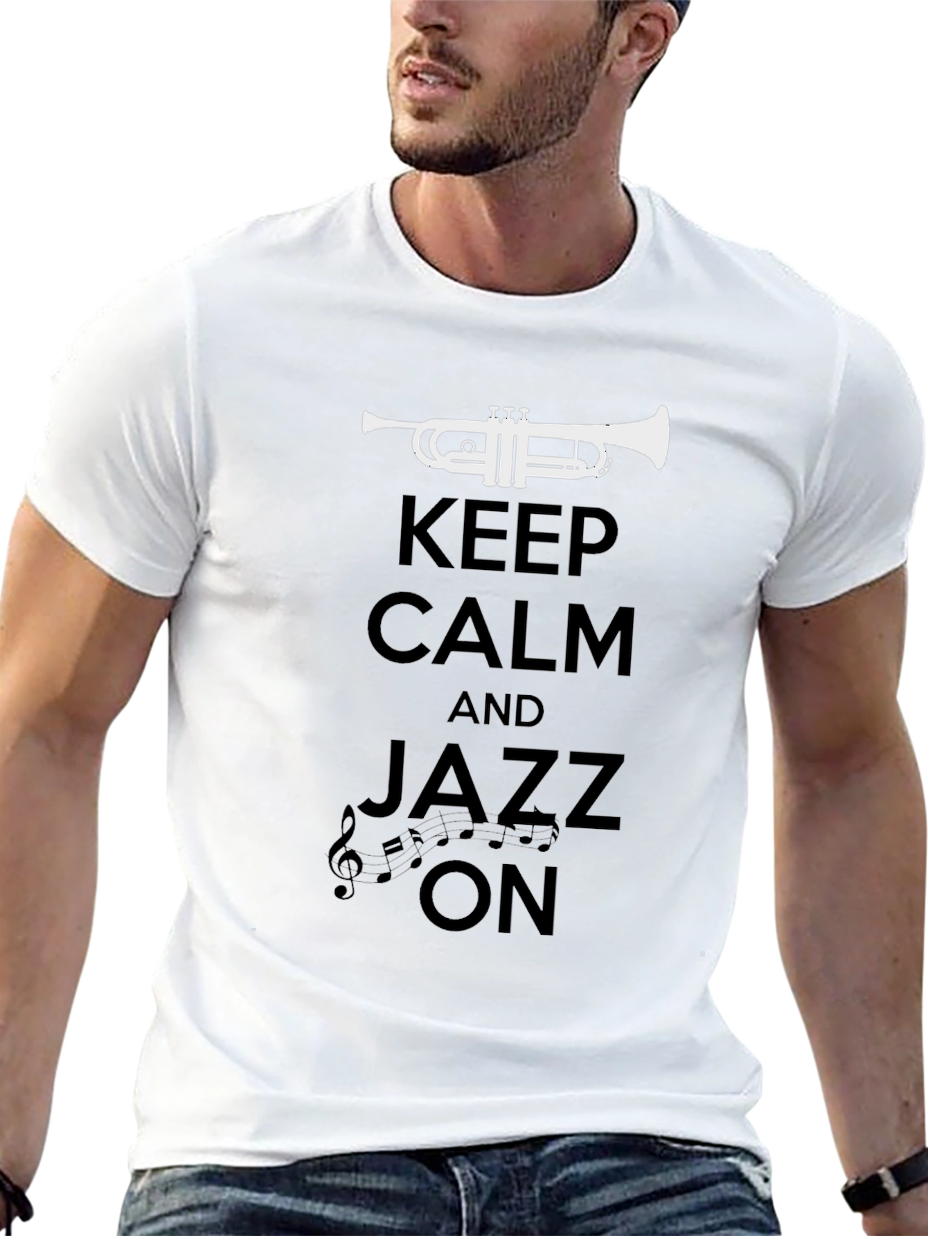 Keep Calm and Jazz On T-Shirt