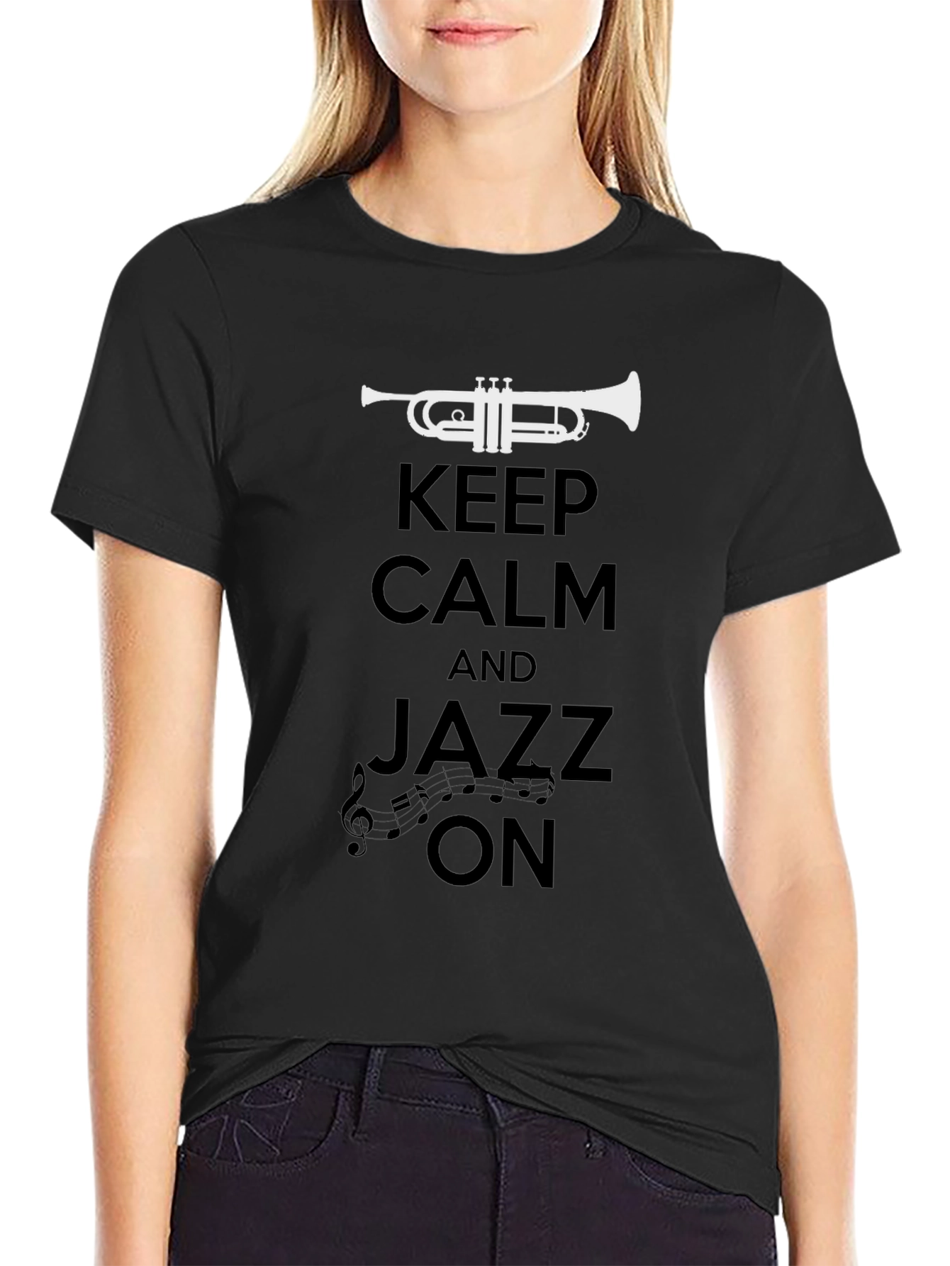 Keep Calm and Jazz On T-Shirt