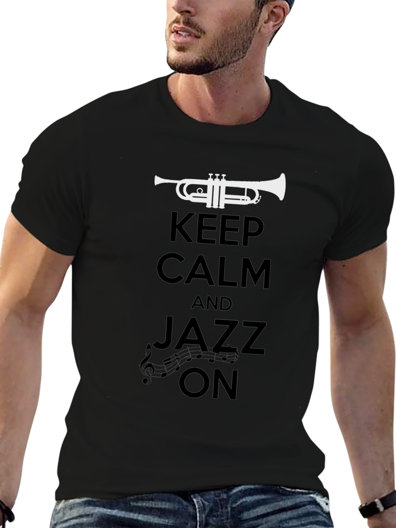 Keep Calm and Jazz On T-Shirt