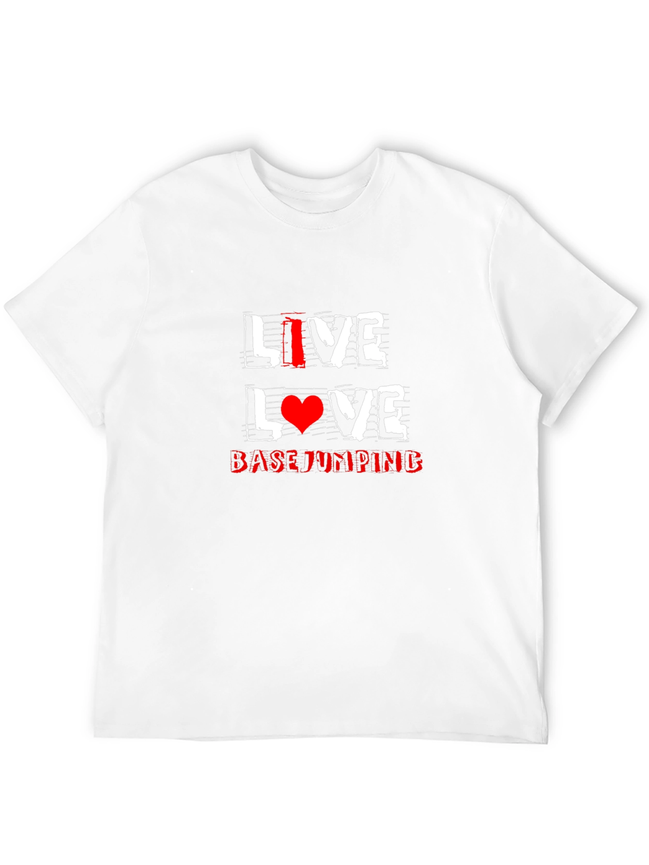 Live Love Base Jumping Black T-Shirt