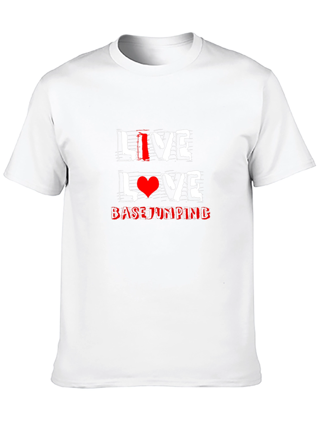 Live Love Base Jumping Black T-Shirt