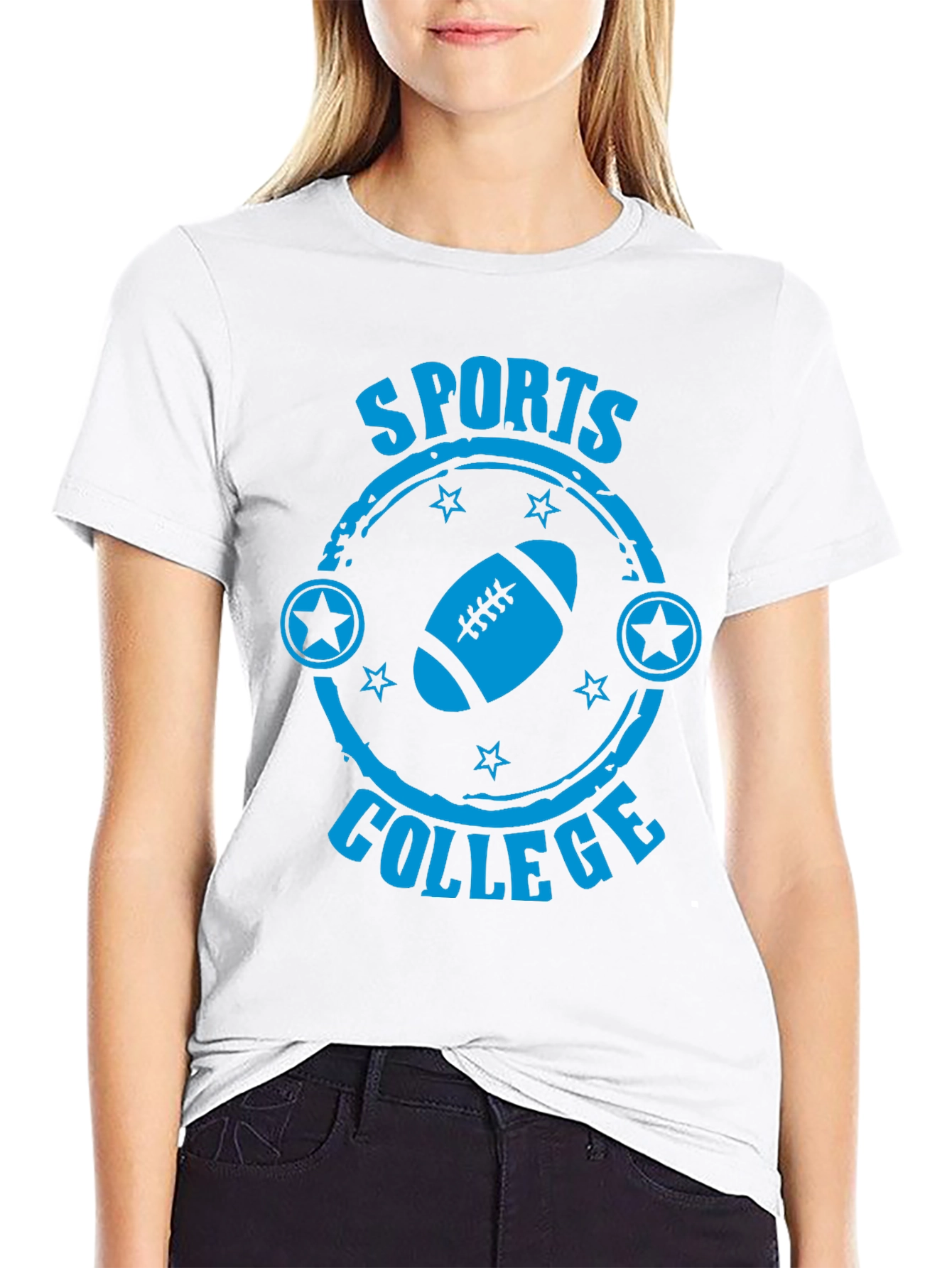 Sports College Football Graphic T-Shirt
