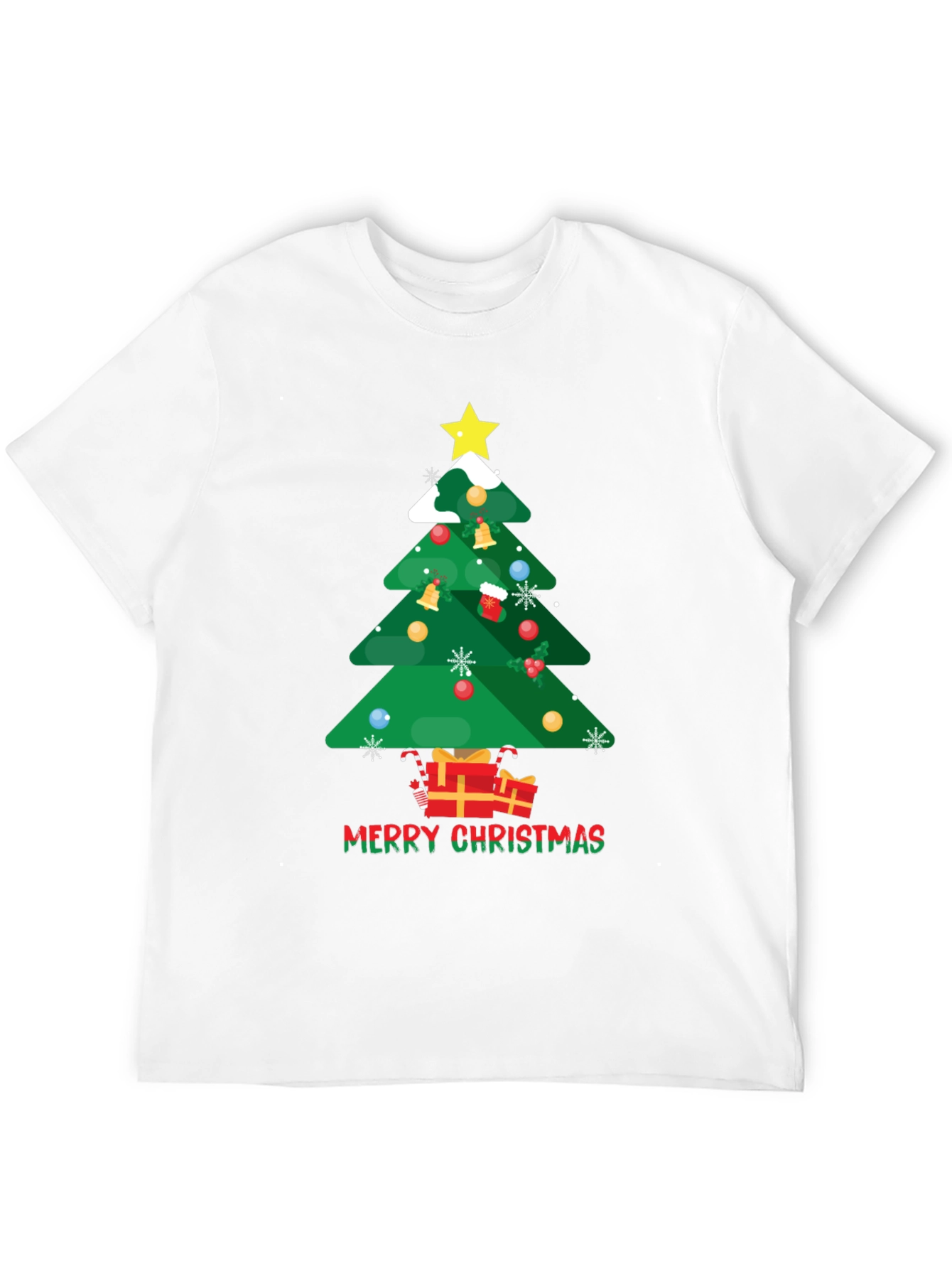 Festive Christmas Tree Graphic Tee