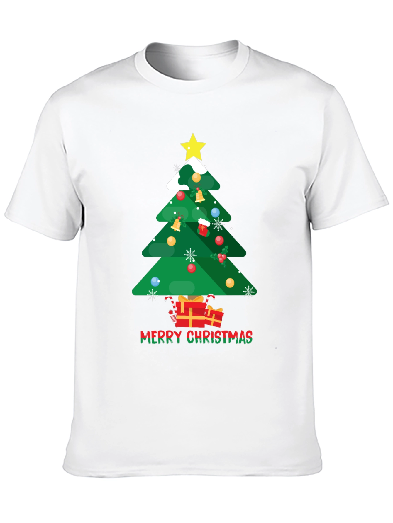 Festive Christmas Tree Graphic Tee