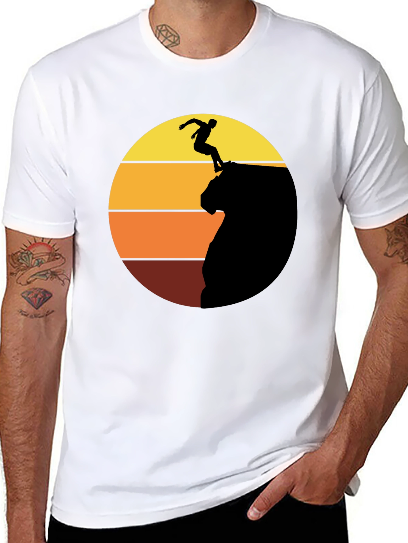 Sunset Cliff Jumper Graphic Tee