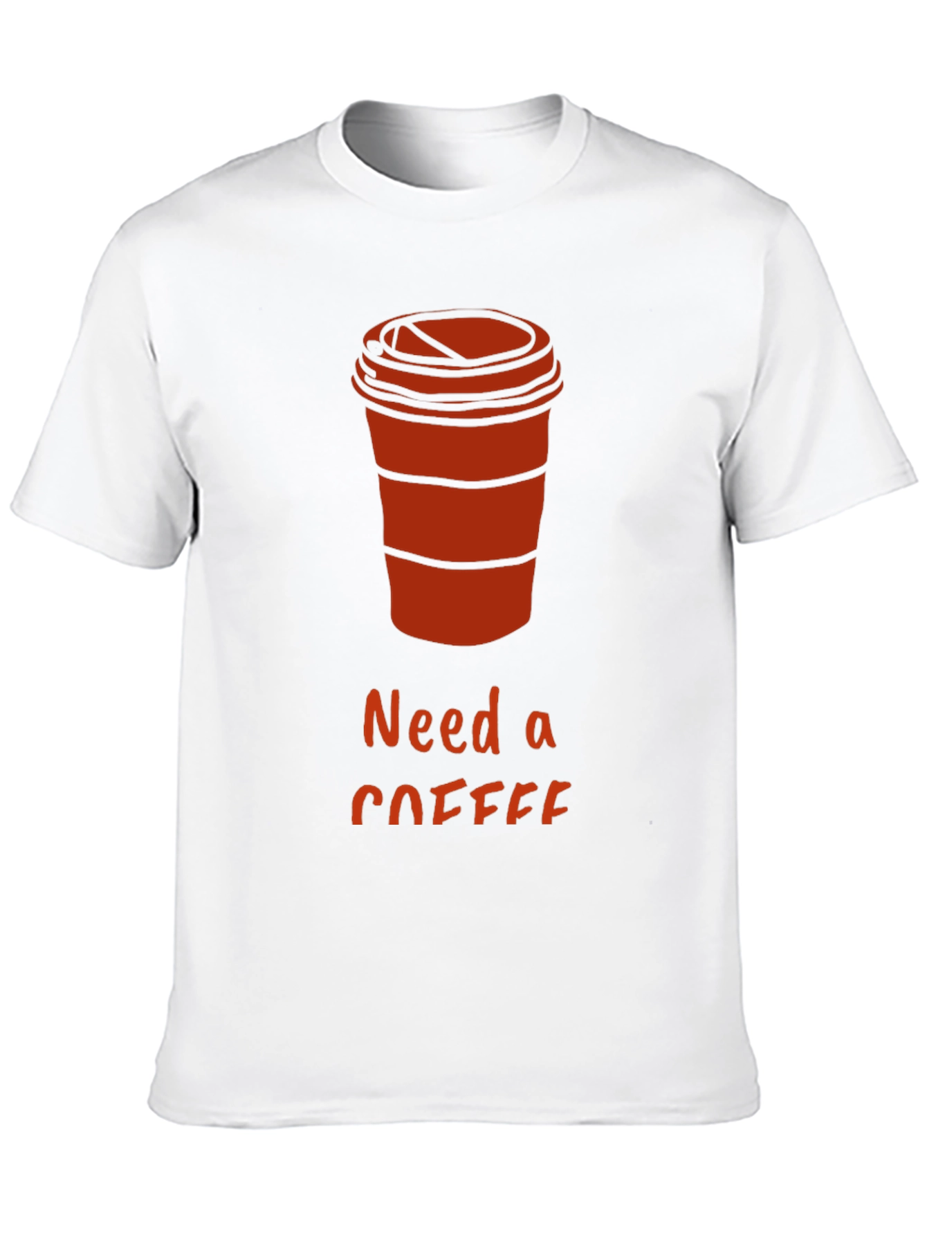 Need a Coffee T-Shirt - Casual Black Tee