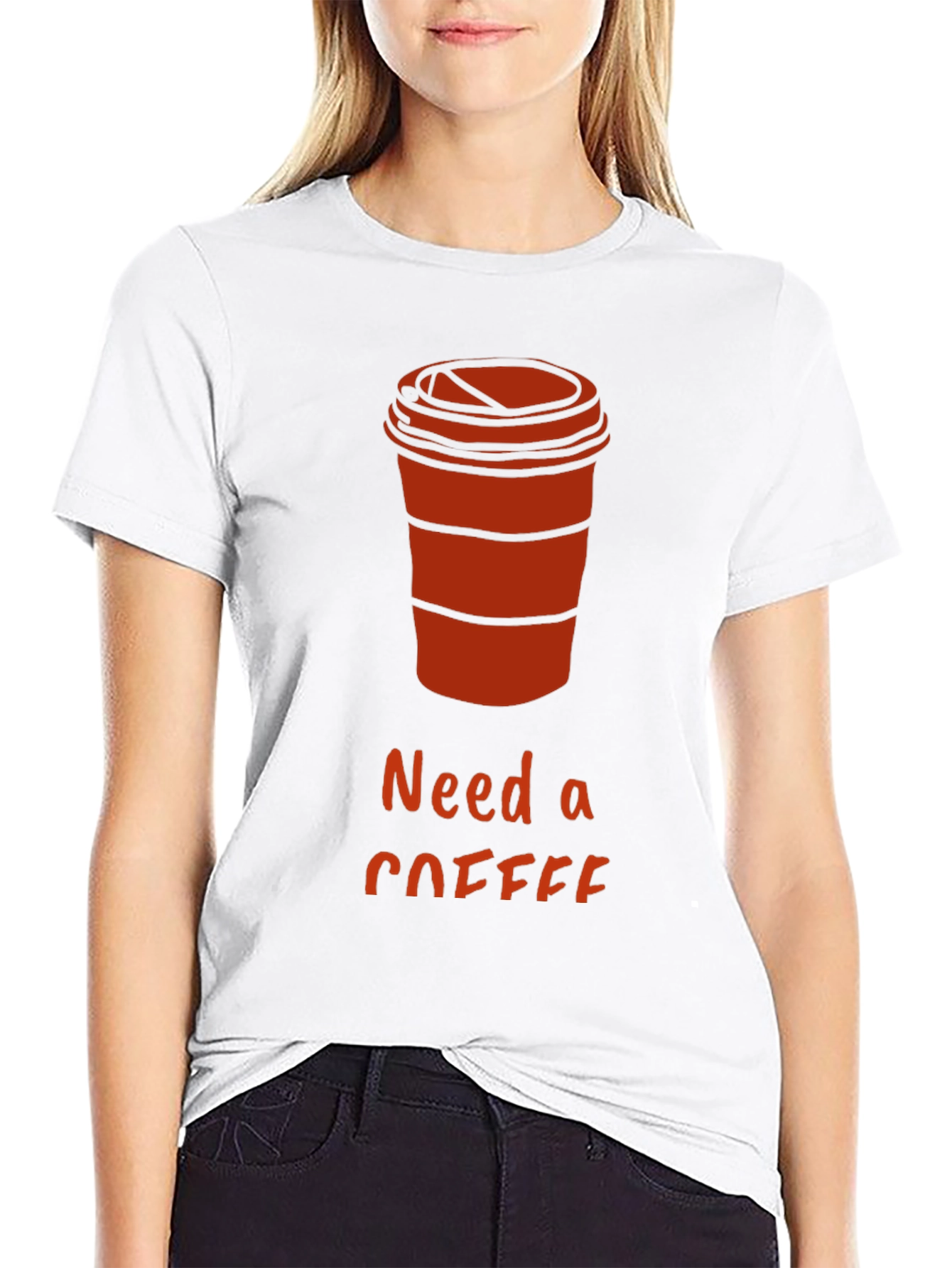 Need a Coffee T-Shirt - Casual Black Tee