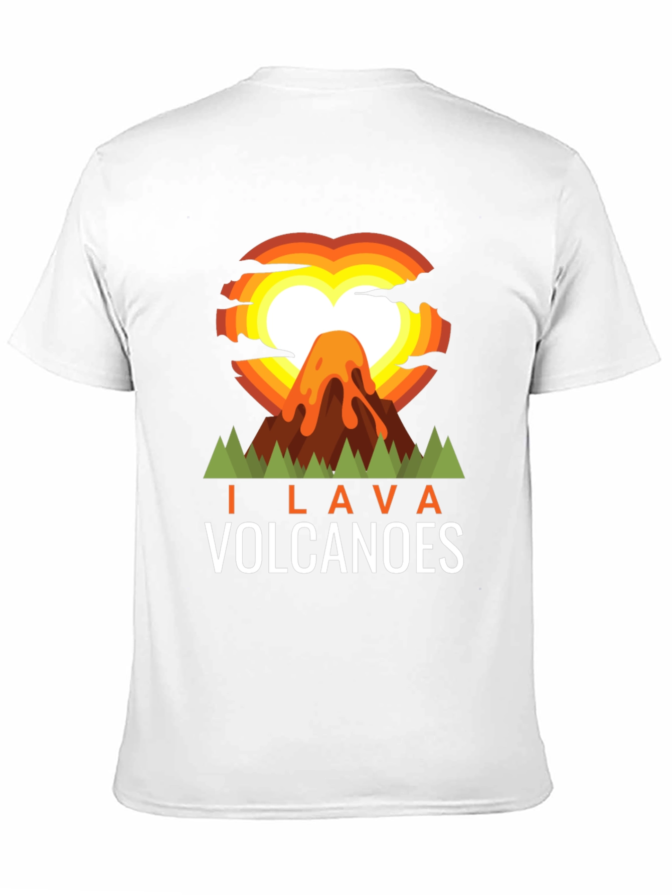 I Lava Volcanoes Graphic Tee - Black
