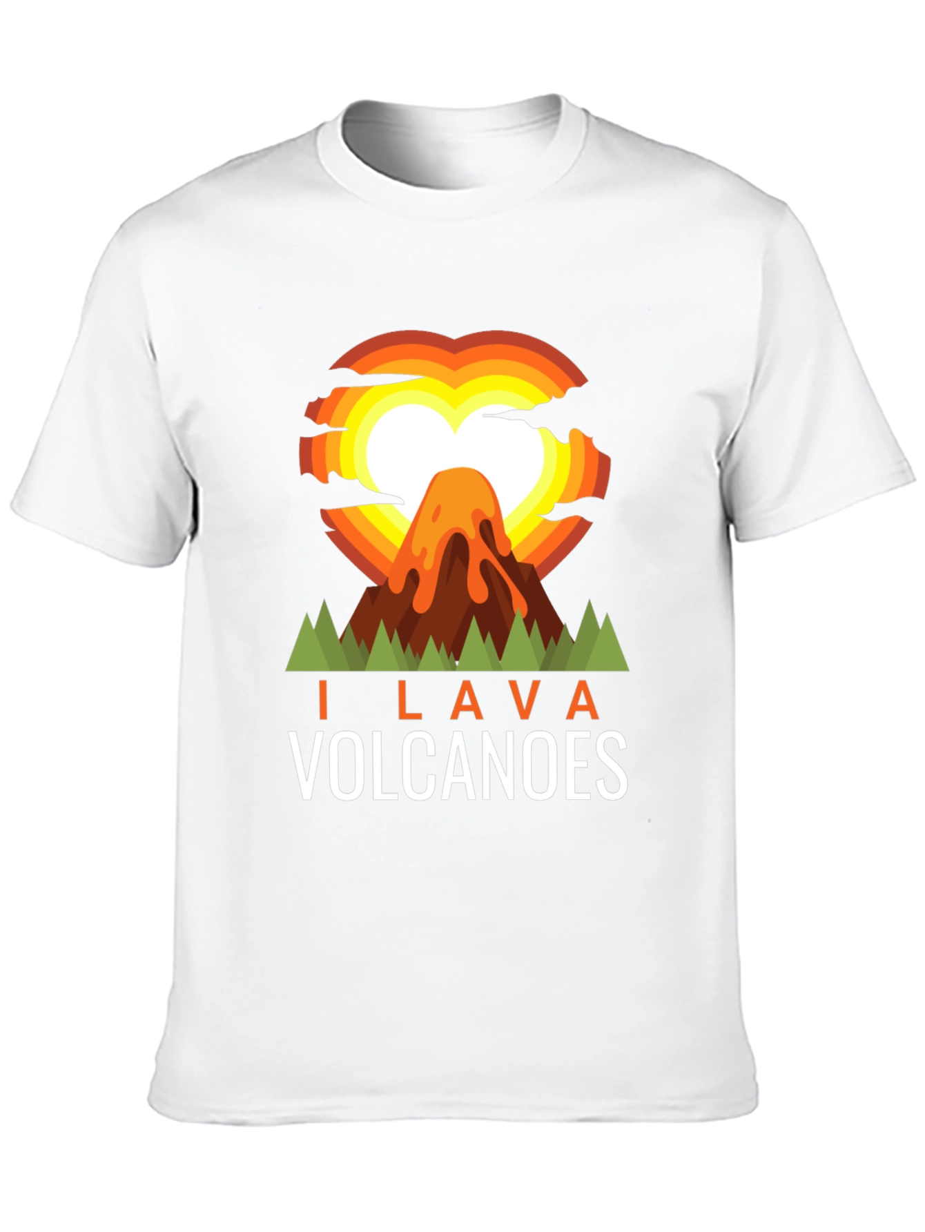 I Lava Volcanoes Graphic Tee - Black