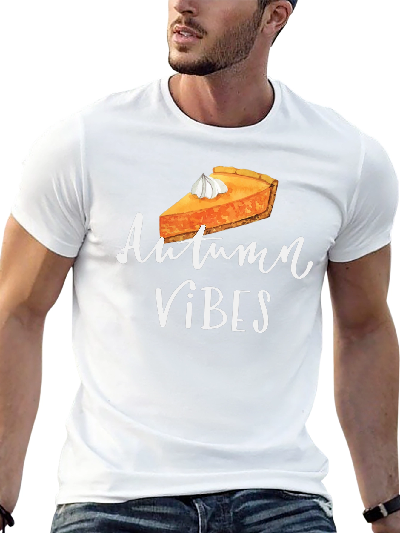 Autumn Vibes Pumpkin Pie T-Shirt Fall Season Tee