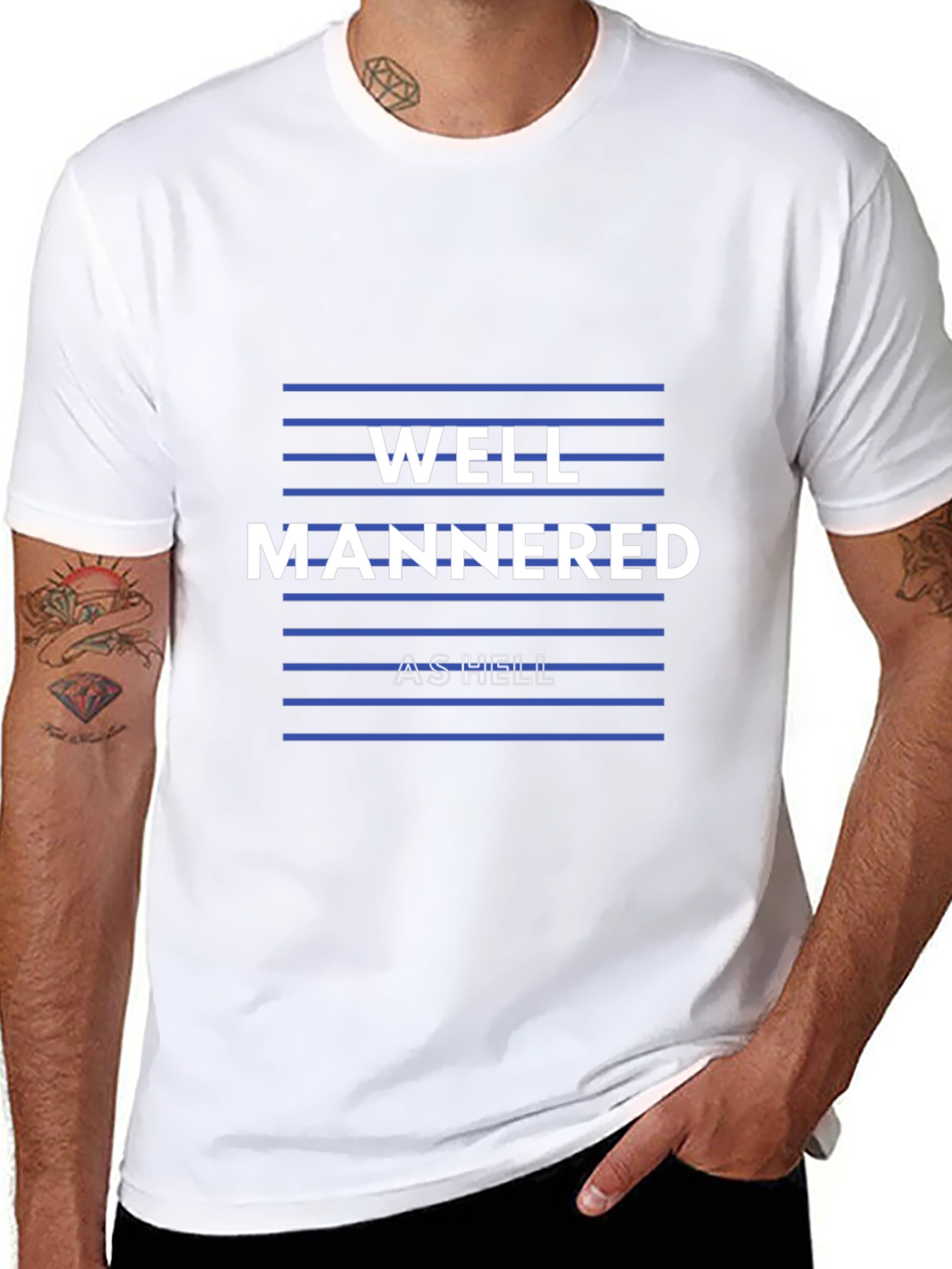 Well Mannered As Hell Graphic Tee