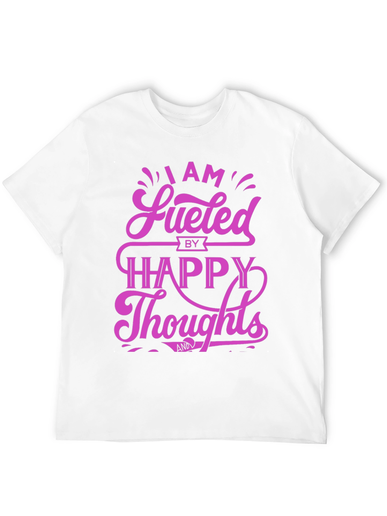 Fueled by Happy Thoughts Graphic T-Shirt