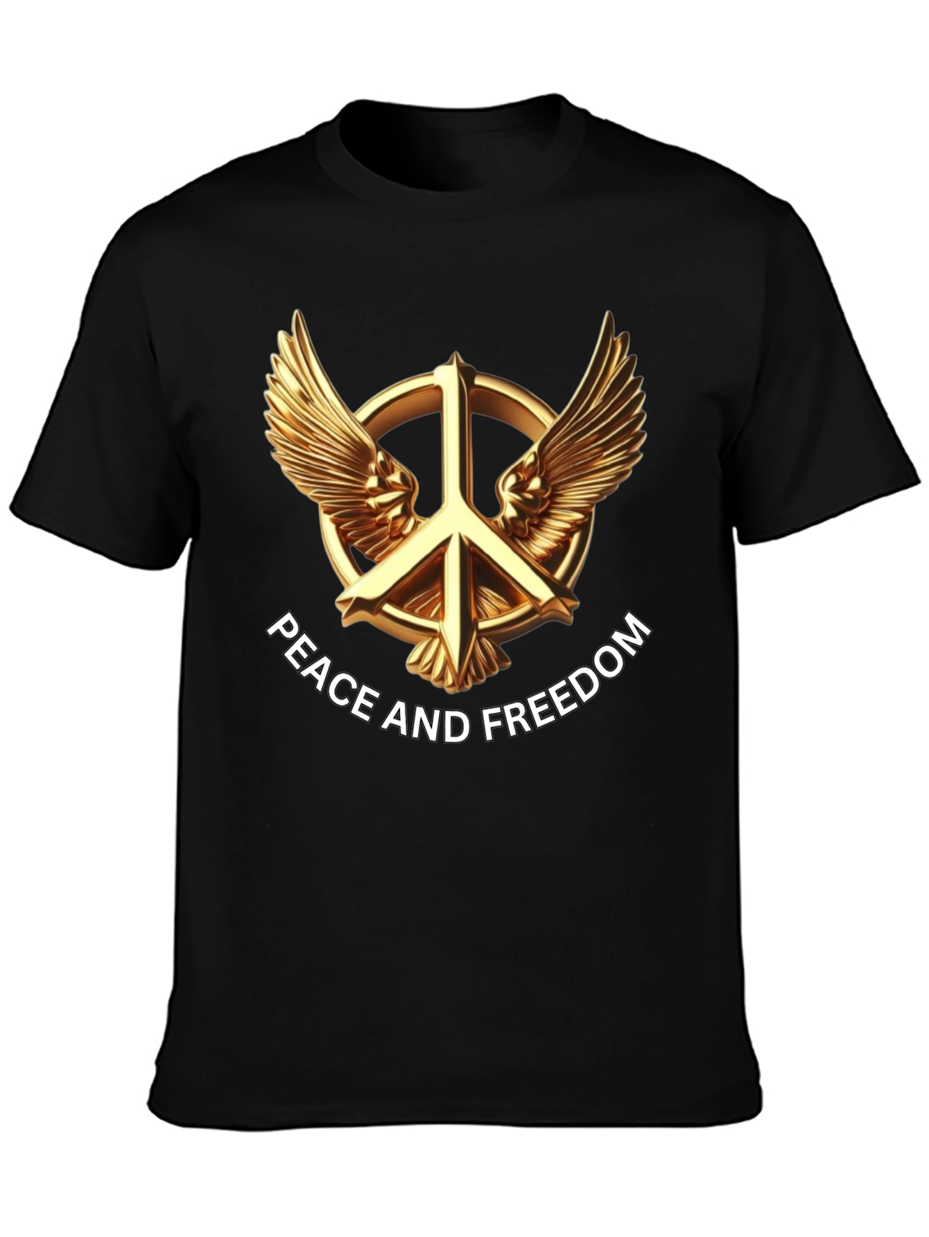 Peace and Freedom Graphic T-Shirt