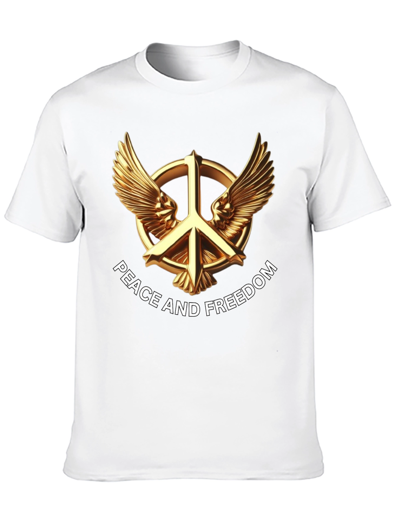 Peace and Freedom Graphic T-Shirt
