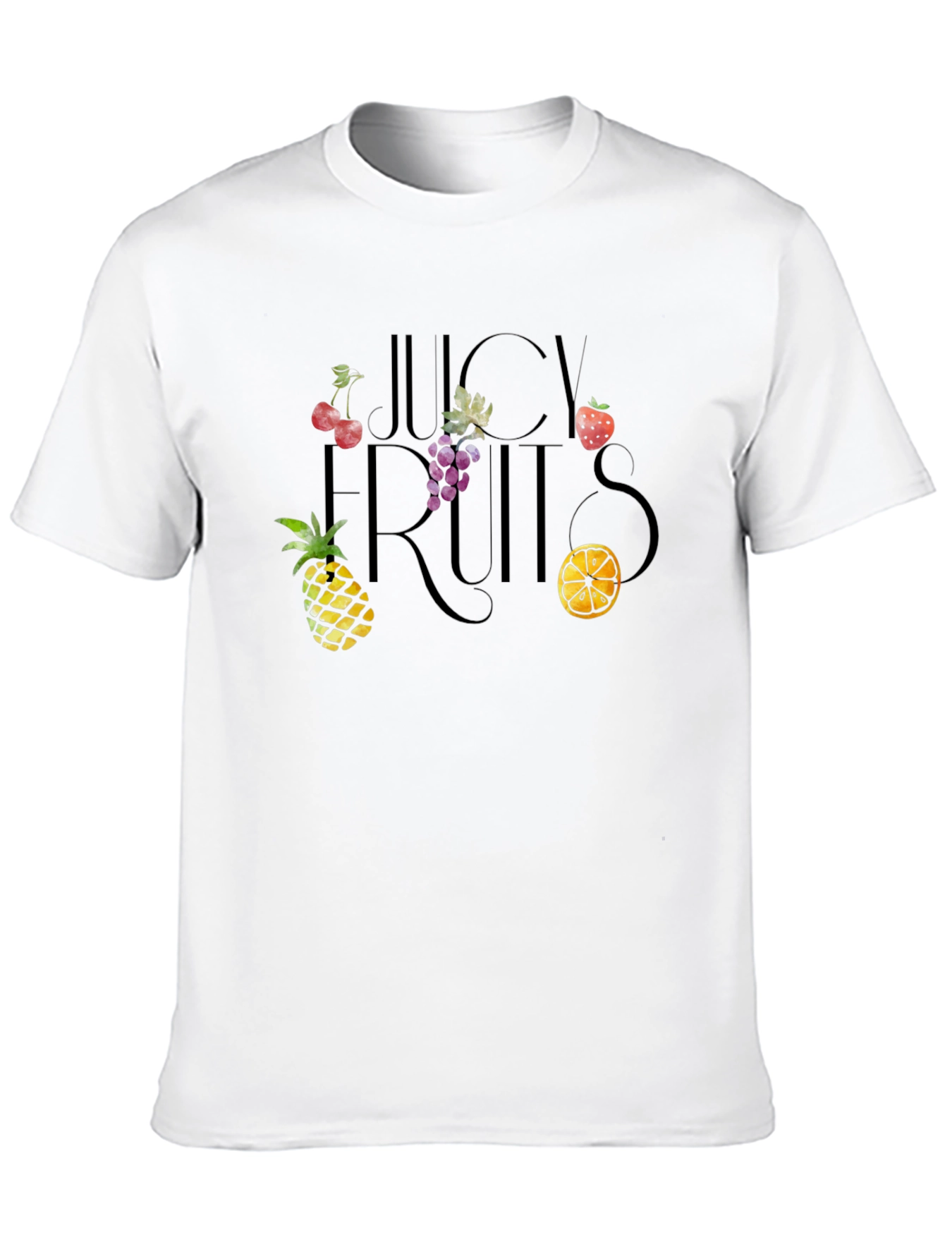 Juicy Fruits Graphic Tee - Black