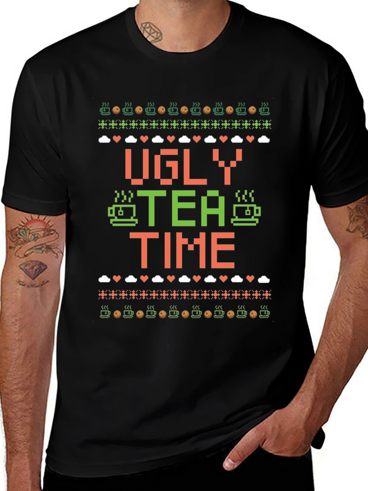 Ugly Tea Time Christmas T-Shirt