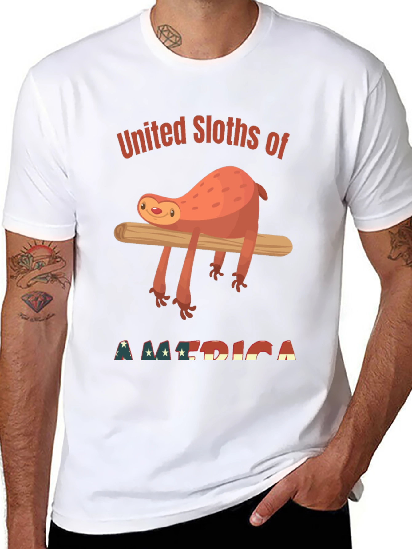 United Sloths of America Graphic Tee
