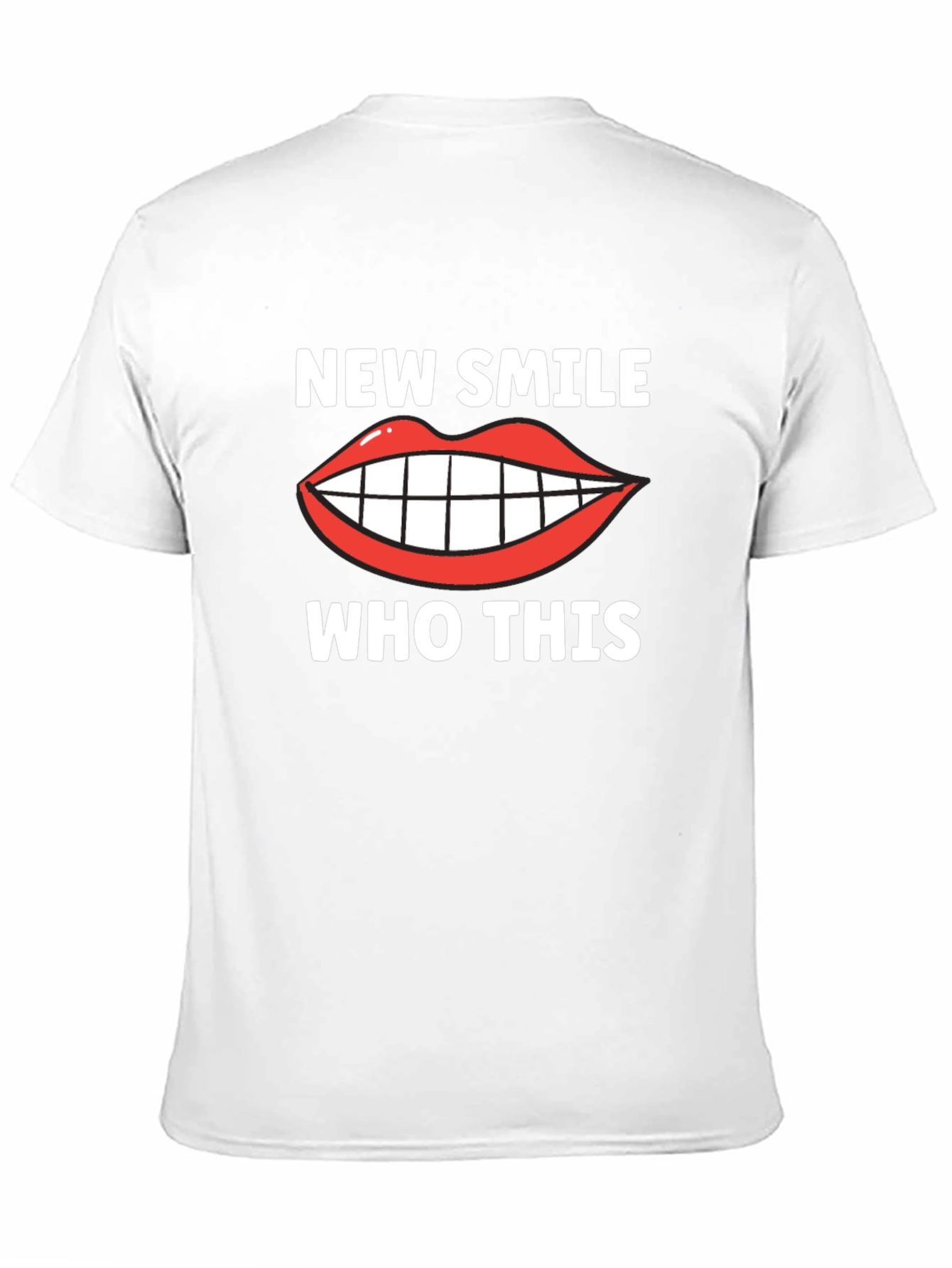 New Smile Who Dis Funny Graphic T-Shirt
