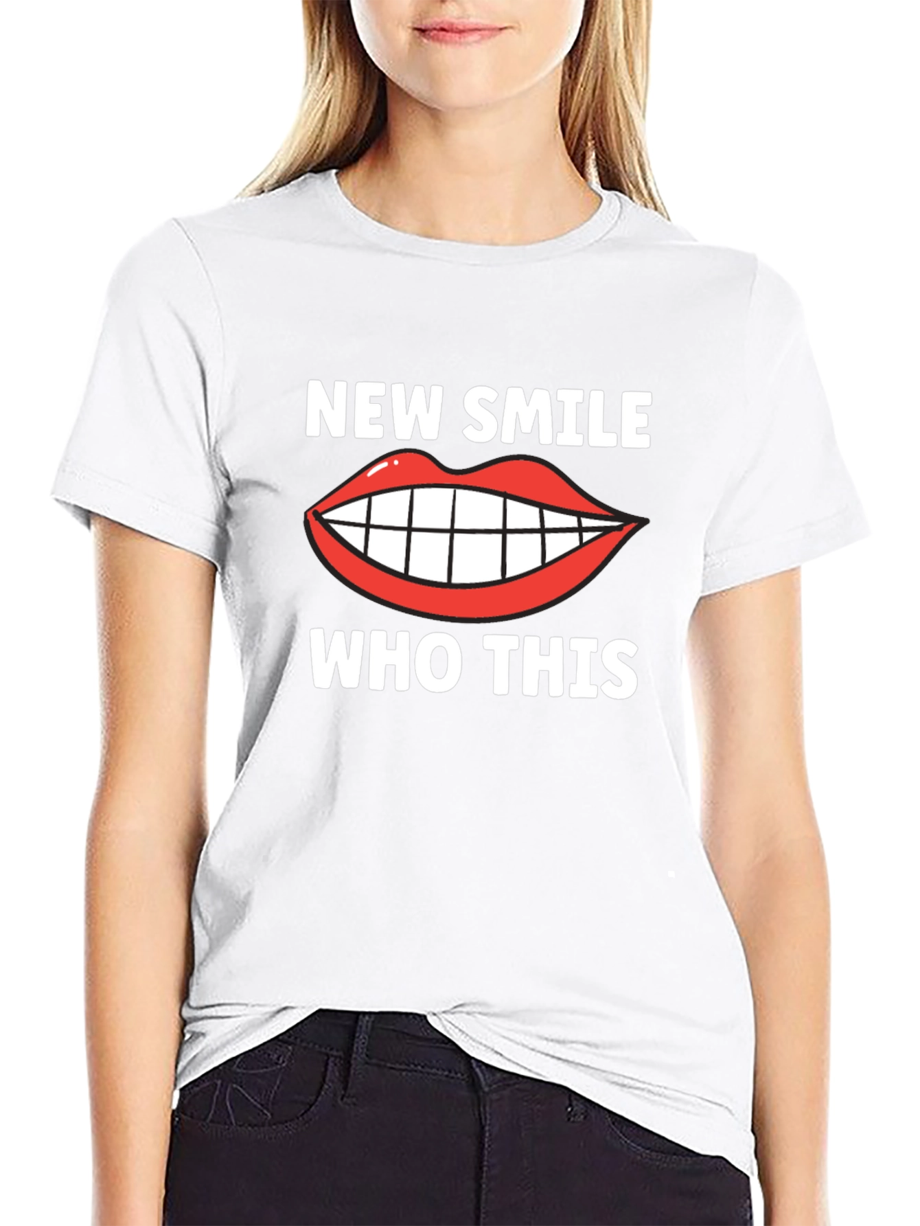 New Smile Who Dis Funny Graphic T-Shirt