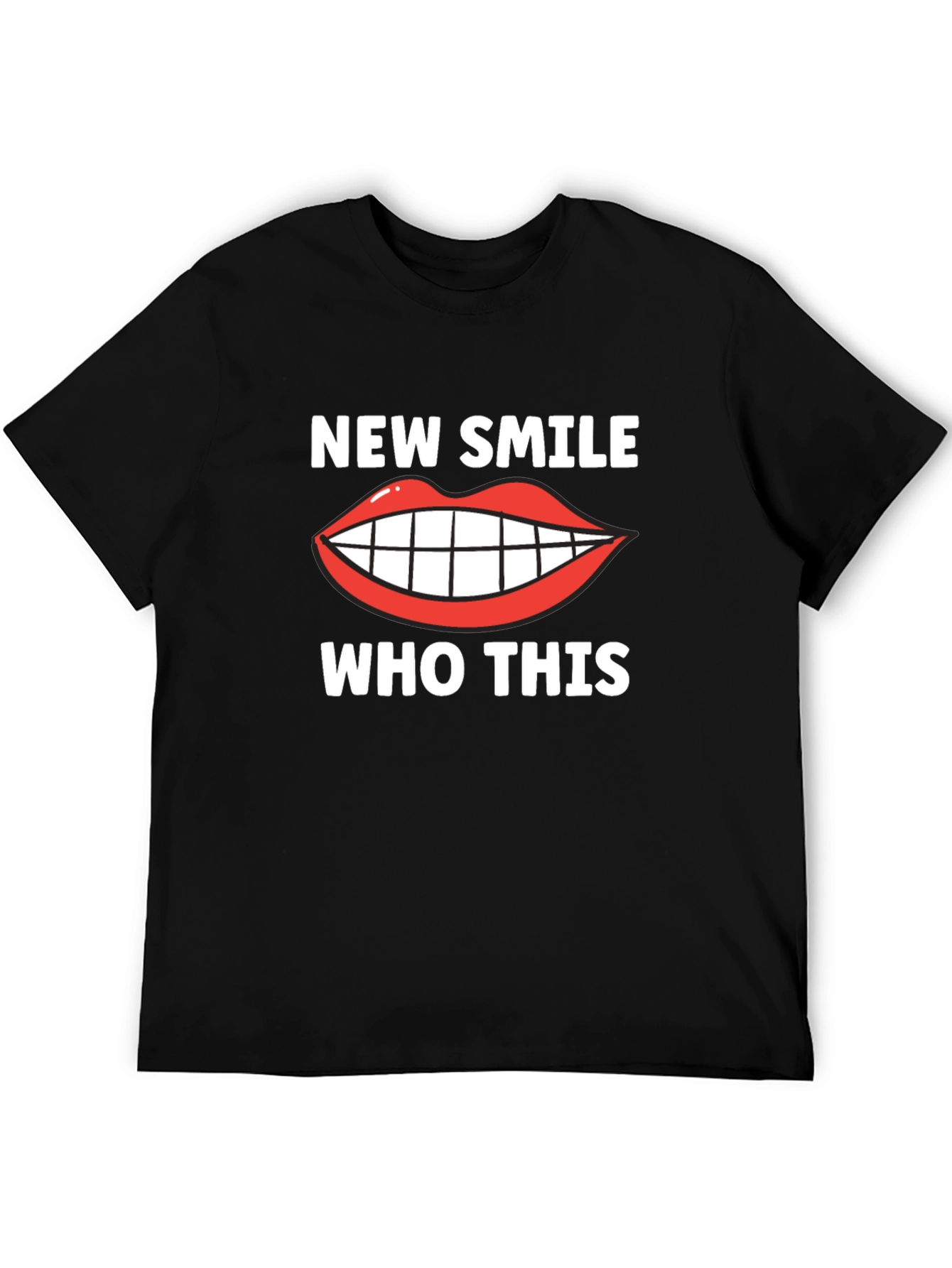 New Smile Who Dis Funny Graphic T-Shirt